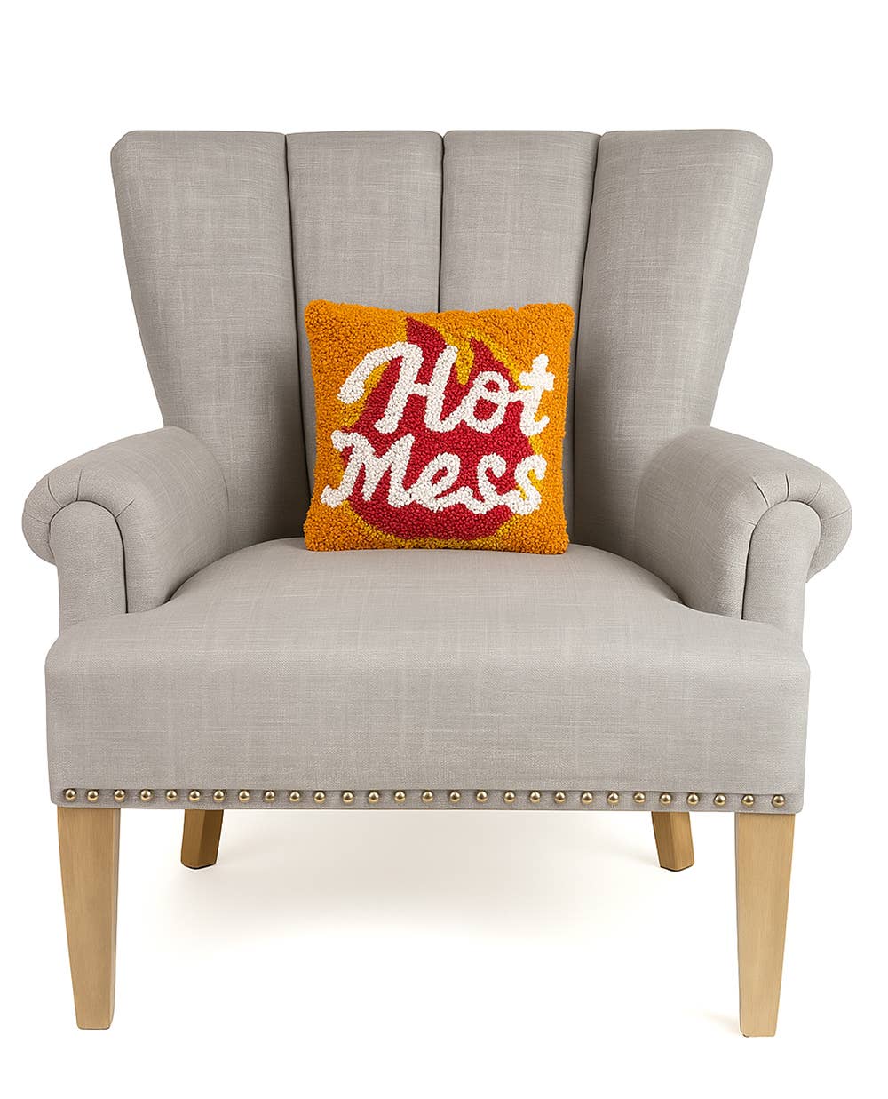 'Hot Mess' Hook Pillow