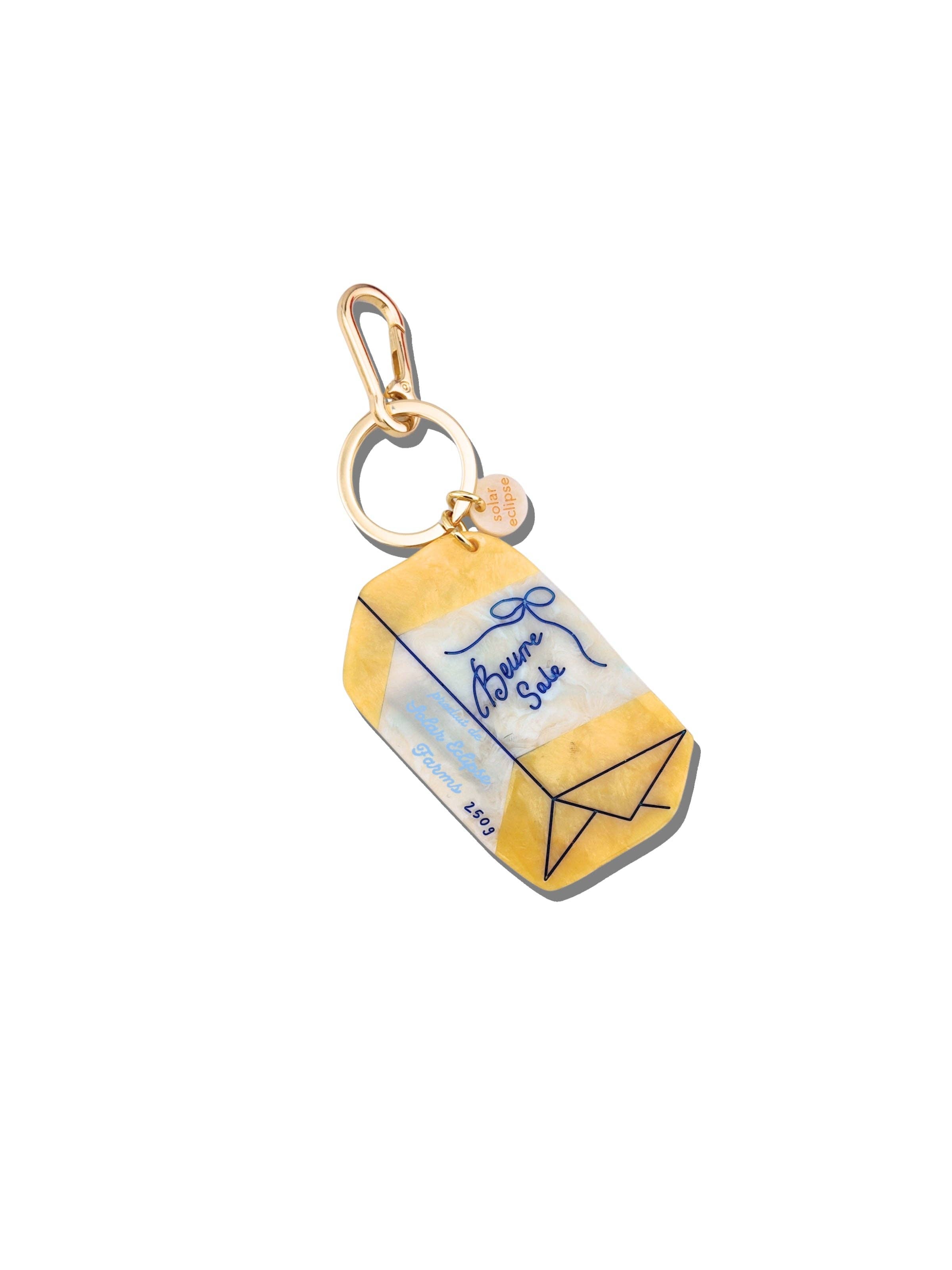 French Butter Bag Charm & Keychain