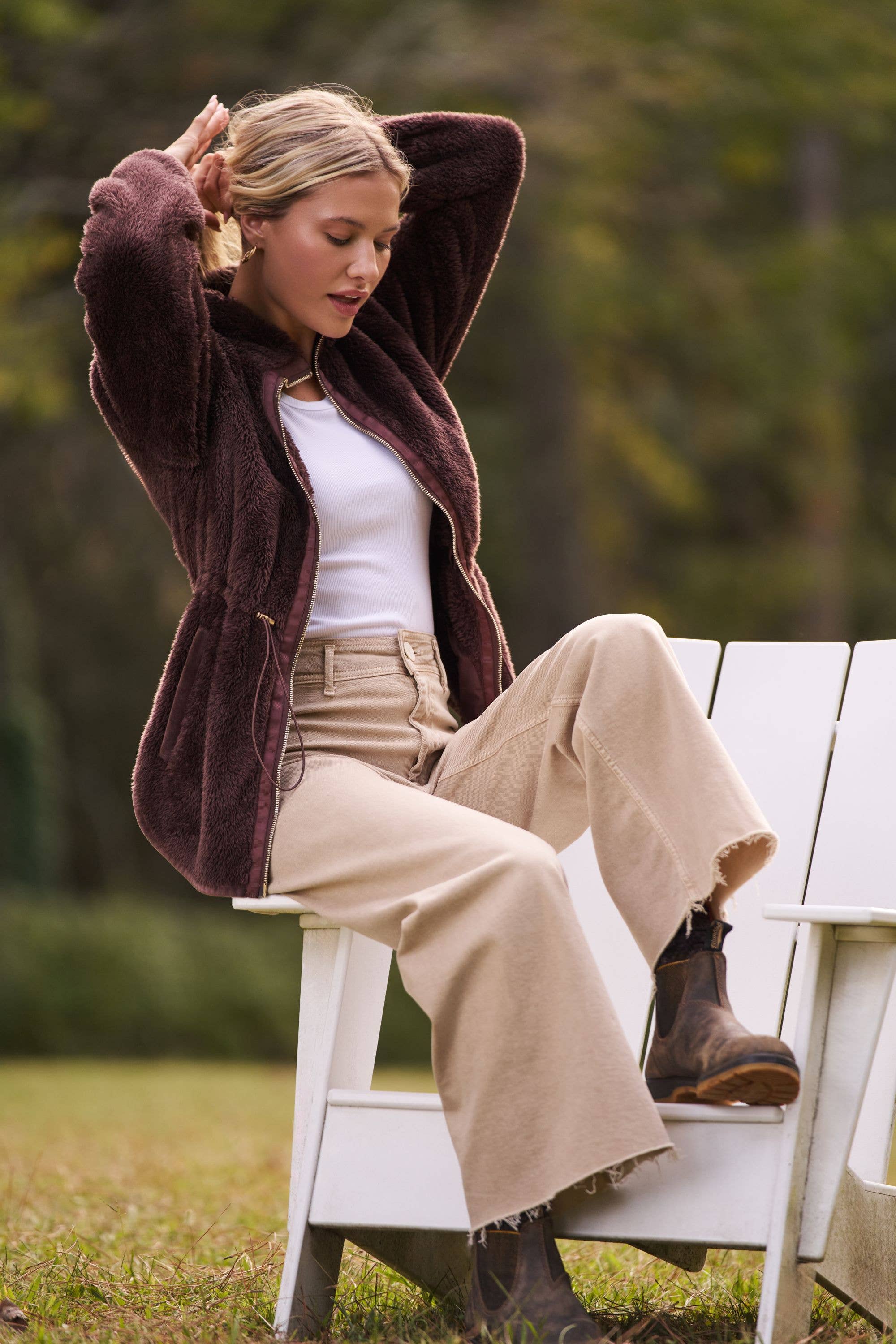 Espresso DreamPlush Zip Jacket