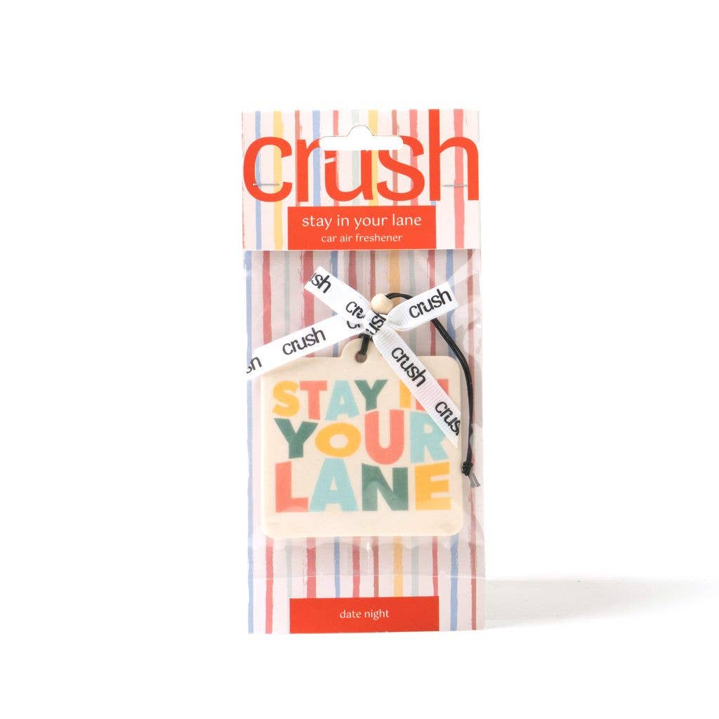 'Stay In Your Lane' Car Air Freshener