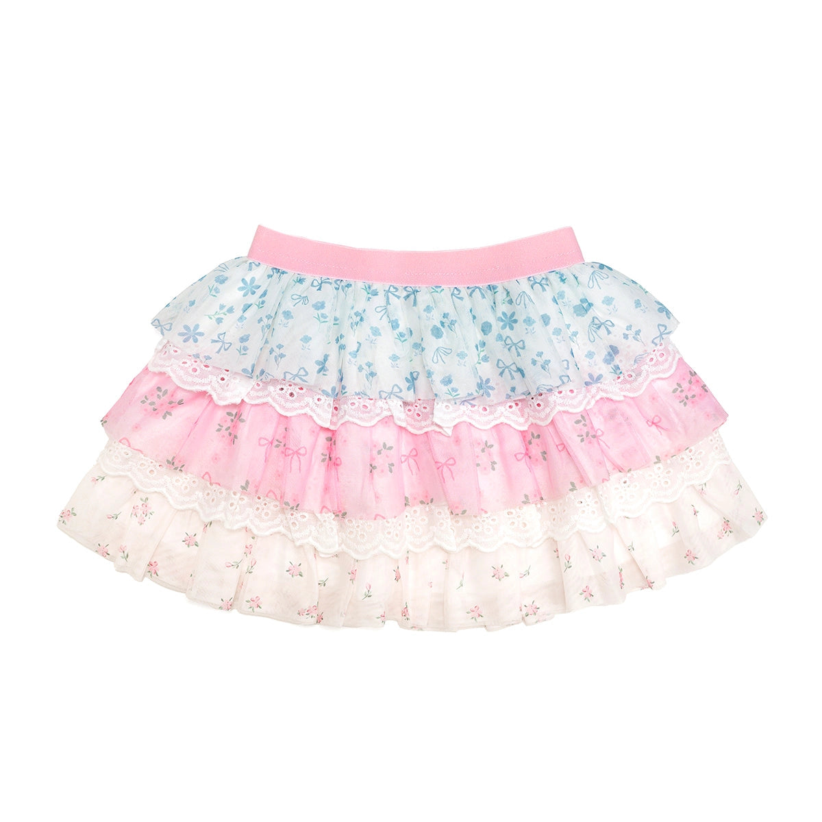 Floral & Lace Tiered Tutu