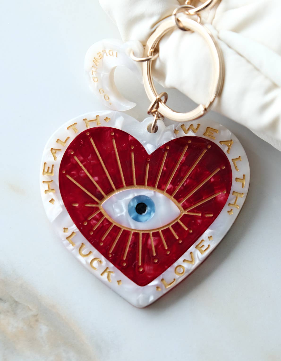 Mind's Eye Heart Lucky Bag Charm