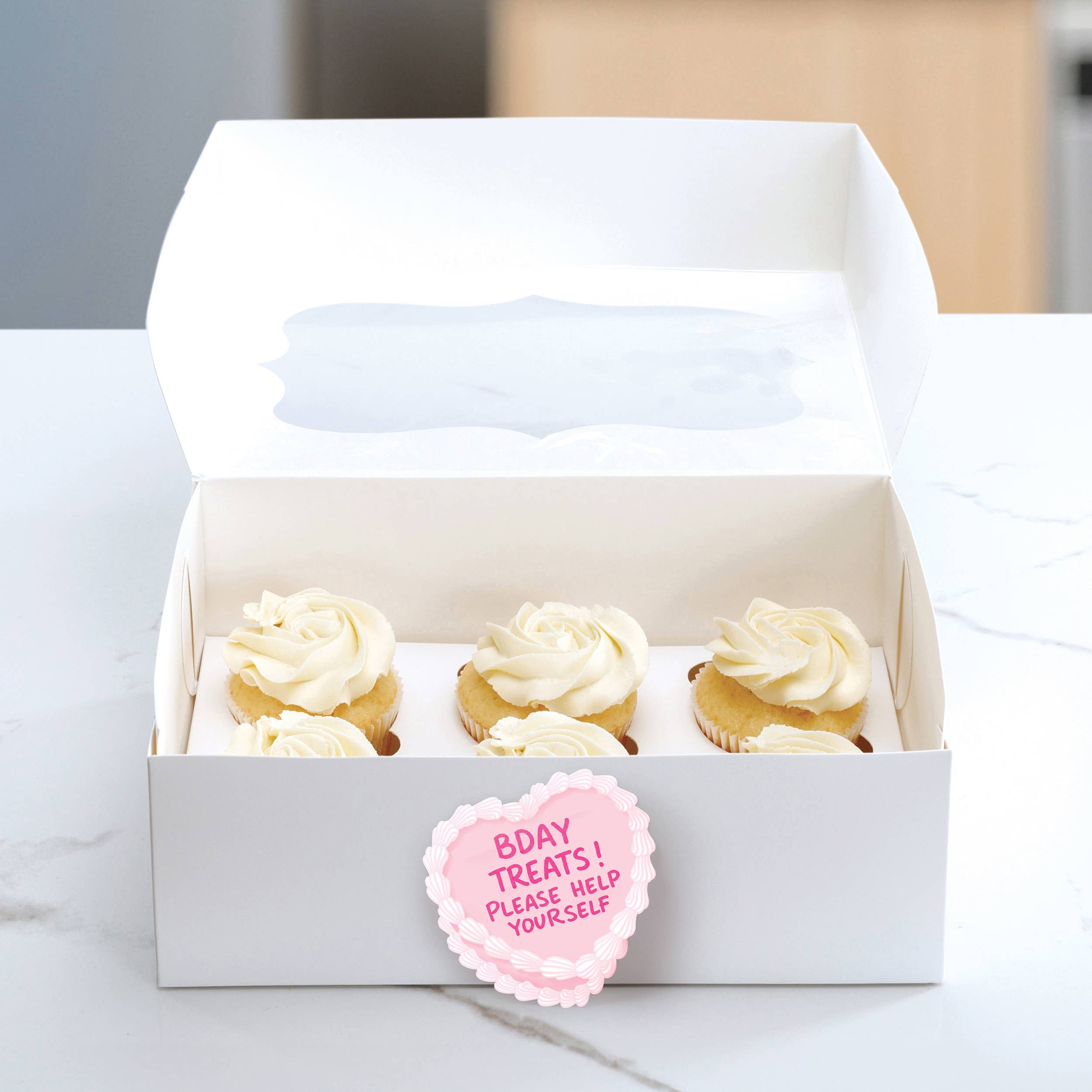 Sweet Nothings Cake Shaped Sticky Notes