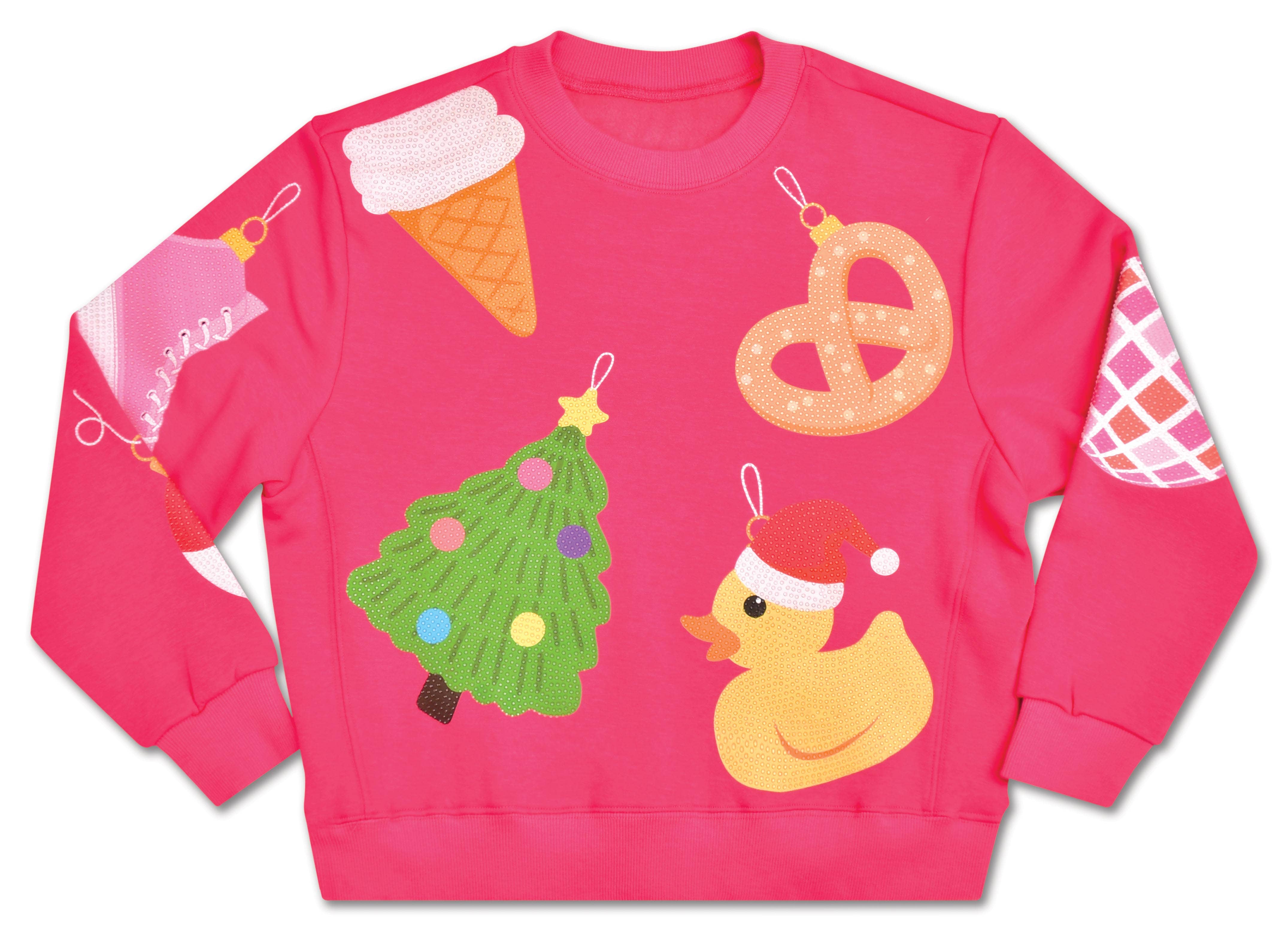 Pink Ornaments Sweatshirt