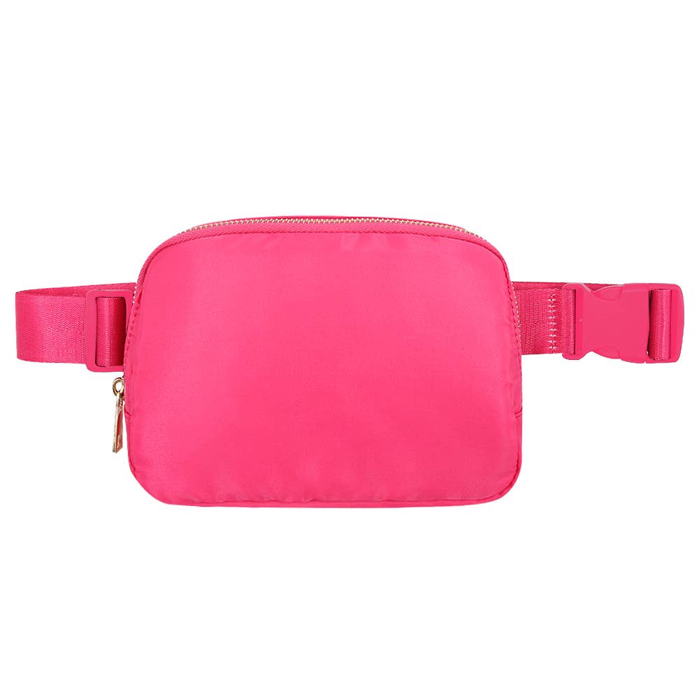 Varsity Collection Hot Pink Belt Bag