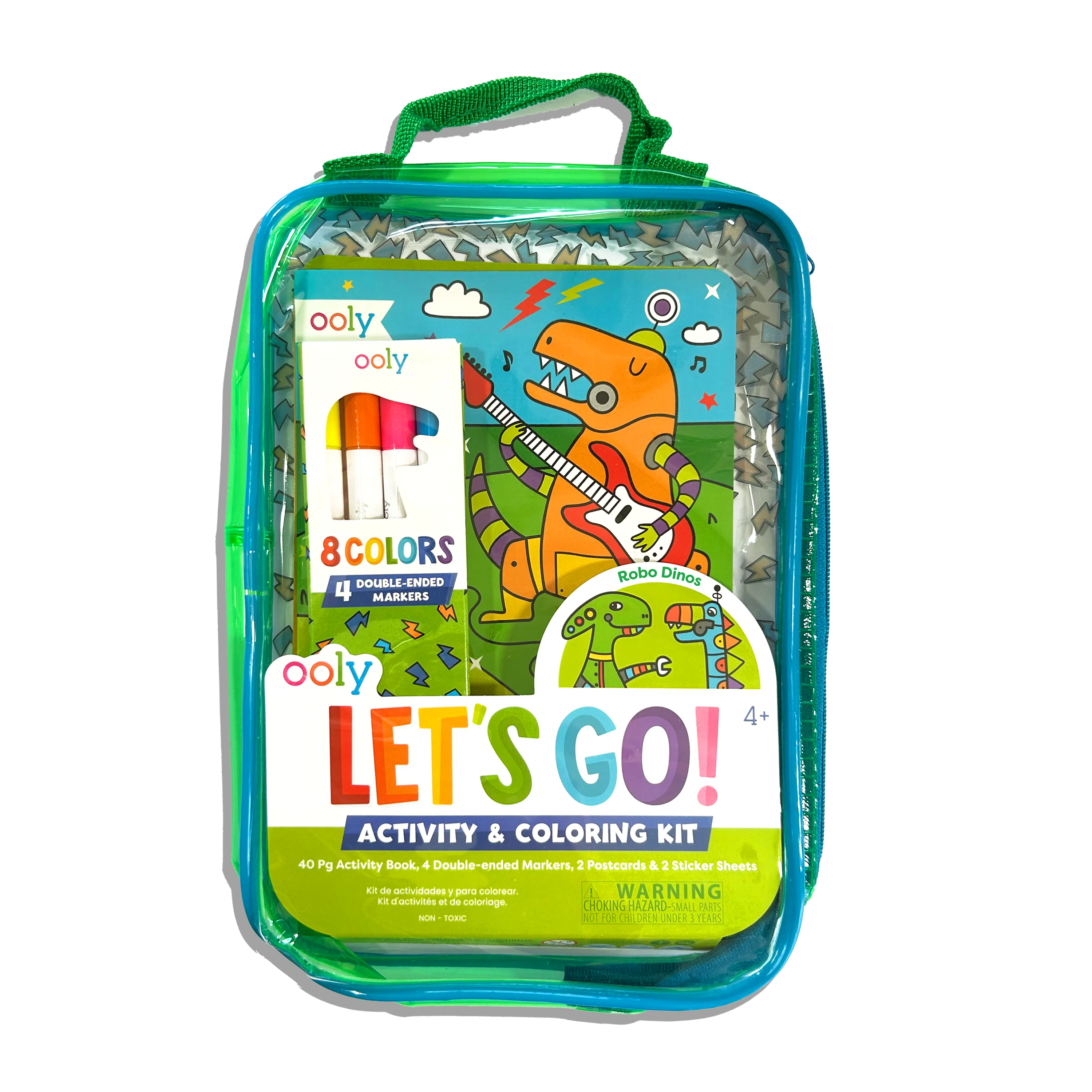 Robo Dinos - Let's Go! Activity & Coloring Kit