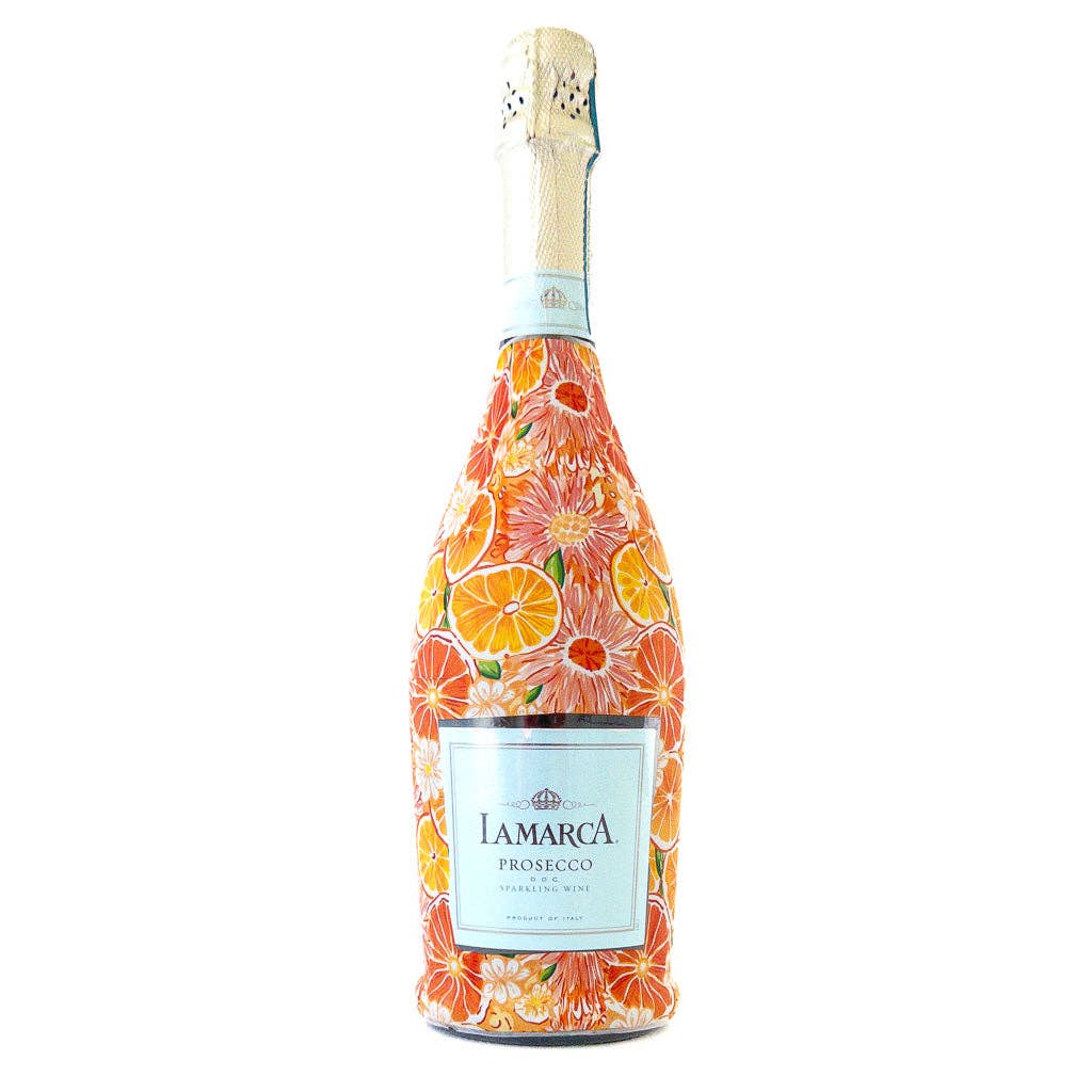Beau Bottles Preppy Watercolor Oranges - Prosecco Collection
