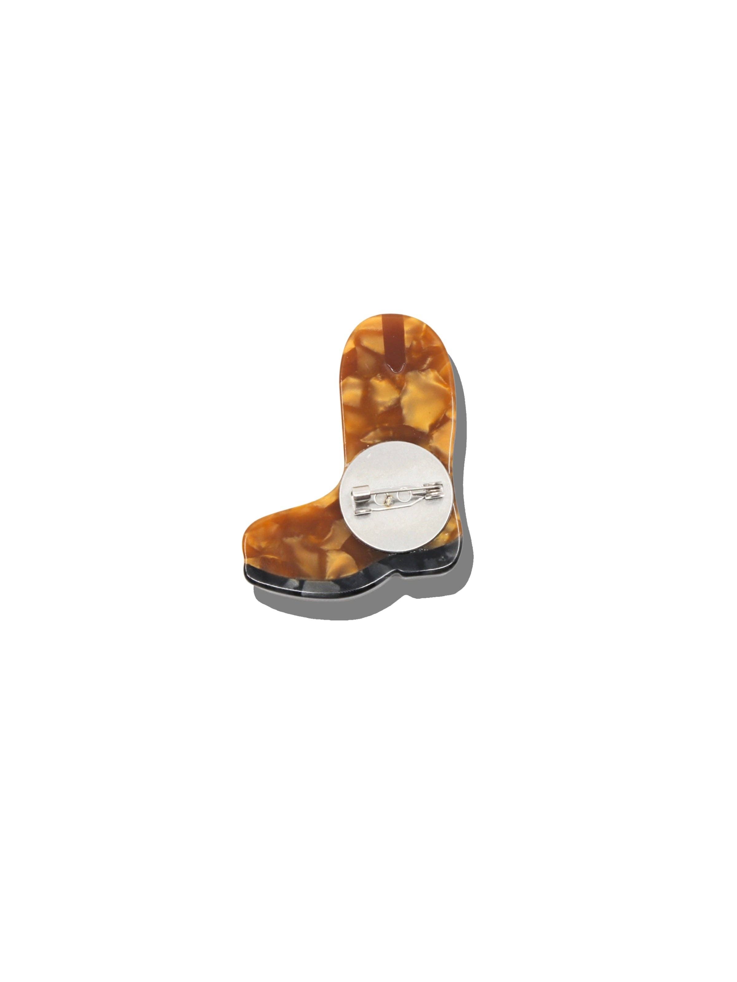 Cowboy Boot Brooch Pin