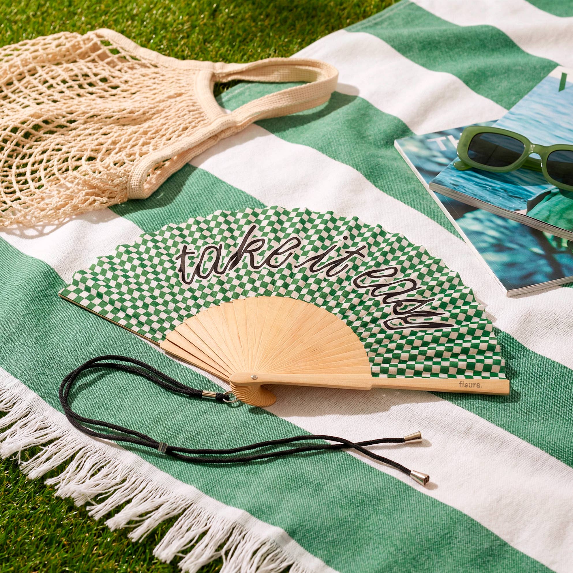 "Take It Easy" Hand Fan