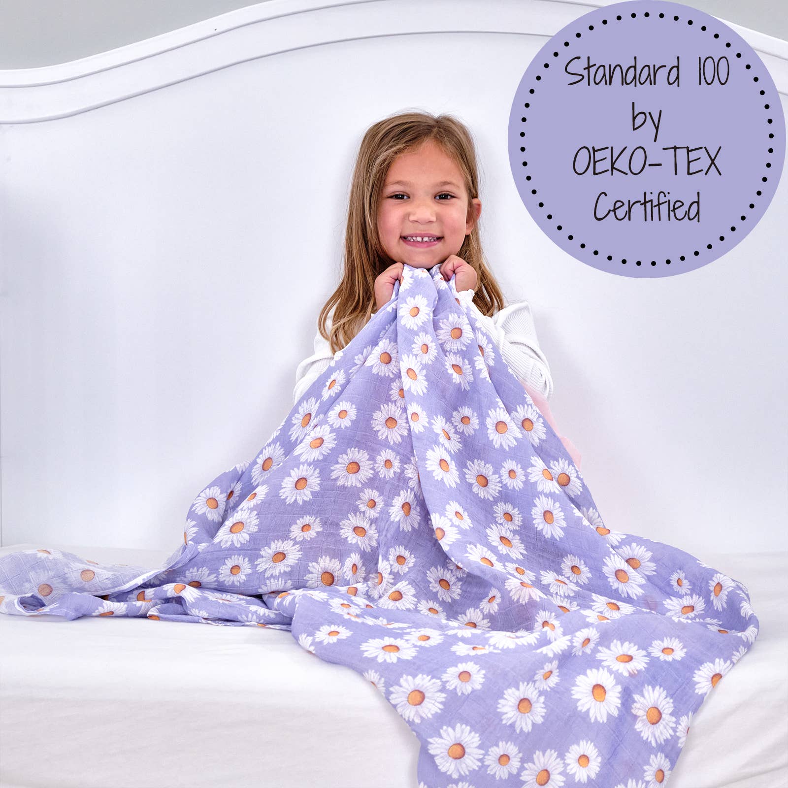Lazy Daisy Muslin Swaddle