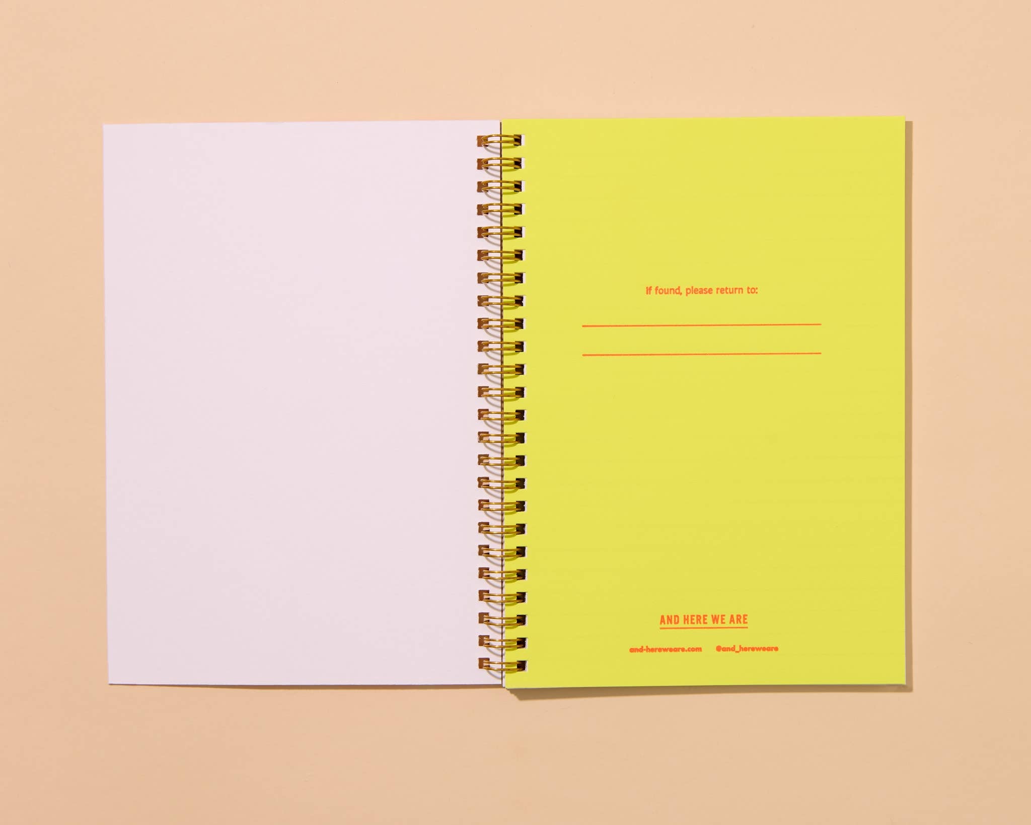 Letterpress Diet Soda A5 Spiral Notebook