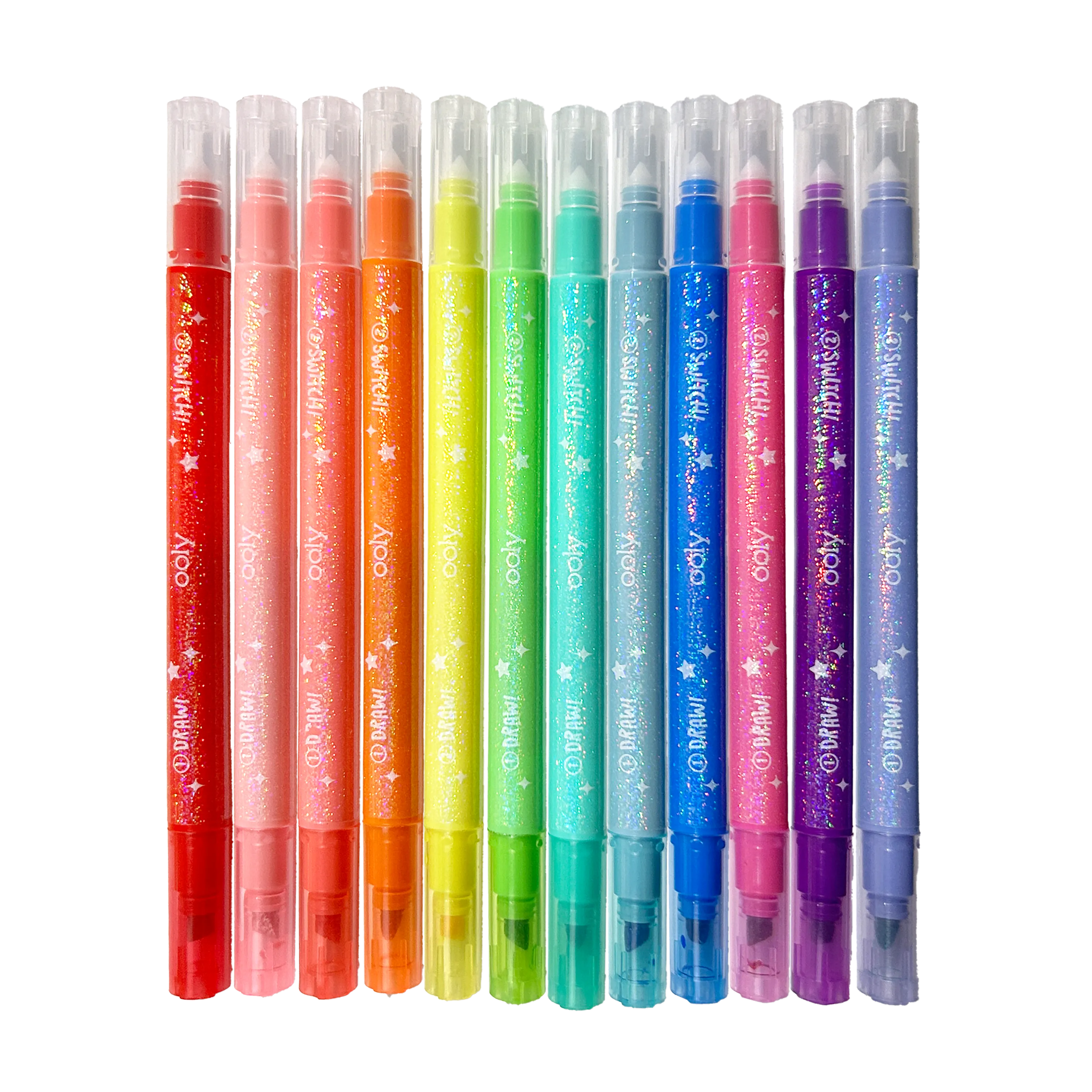 Switch-Eroo Sparkle Glittery Color Changing Markers
