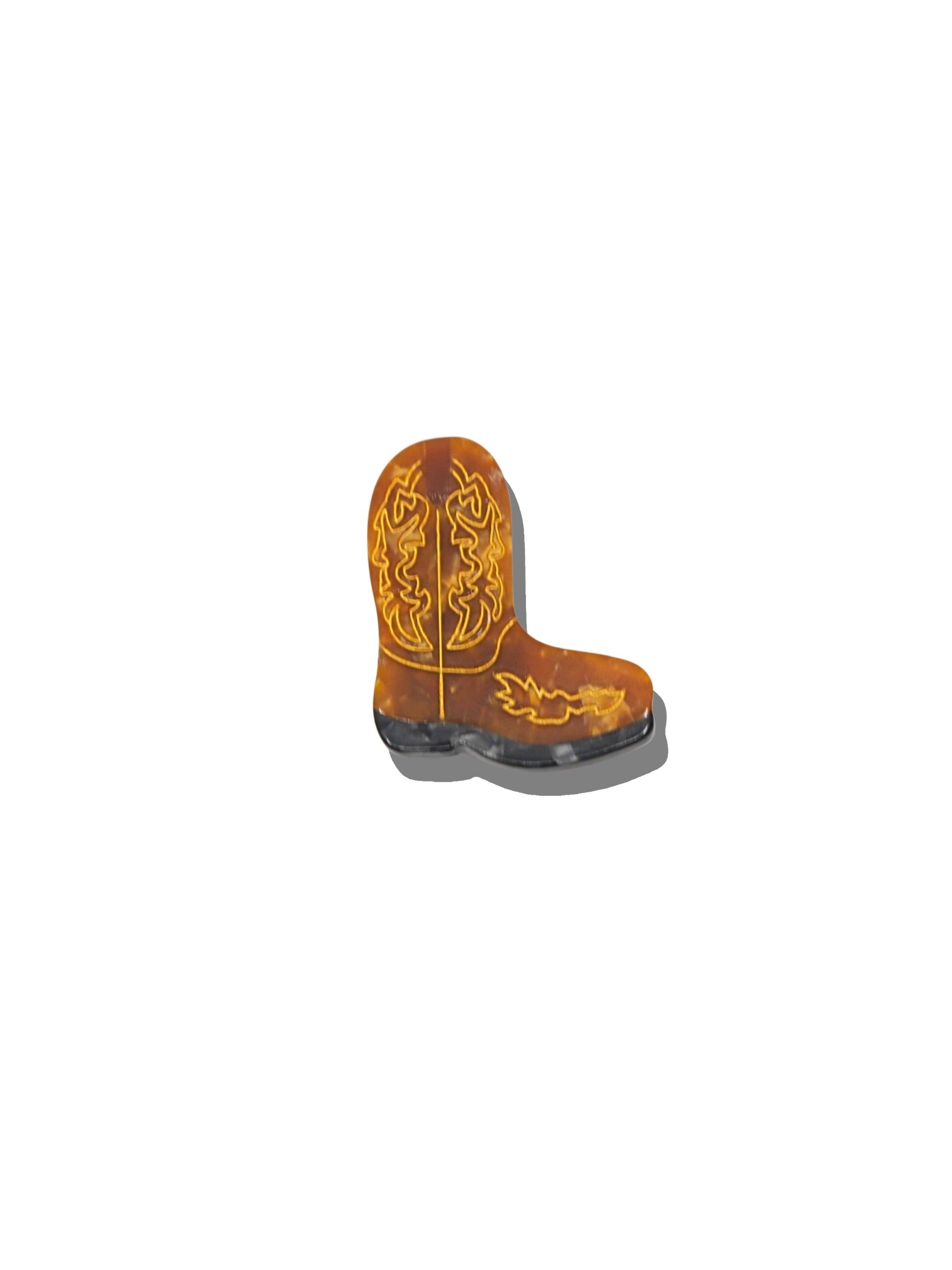 Cowboy Boot Brooch Pin