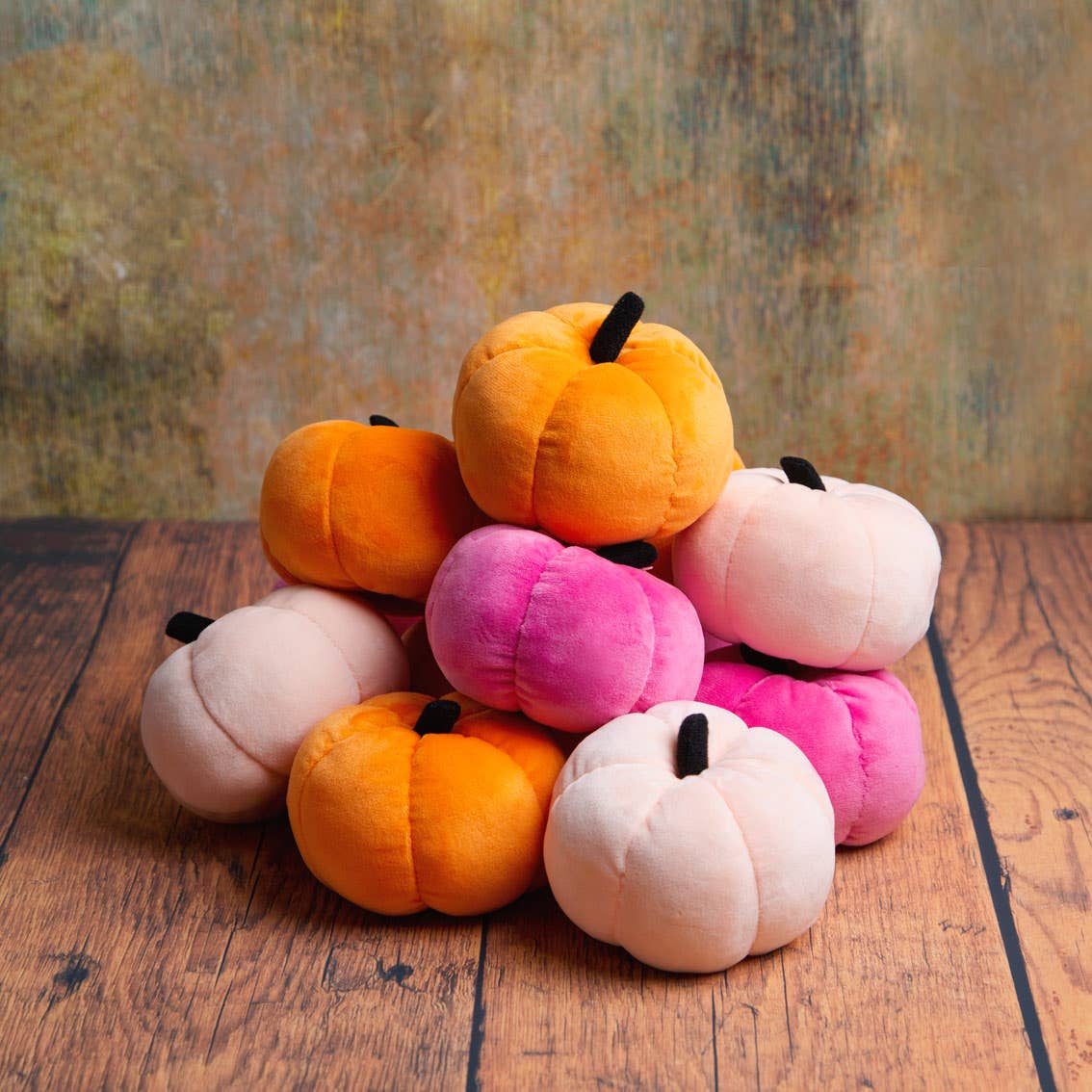 Colorful Velvet Pumpkins