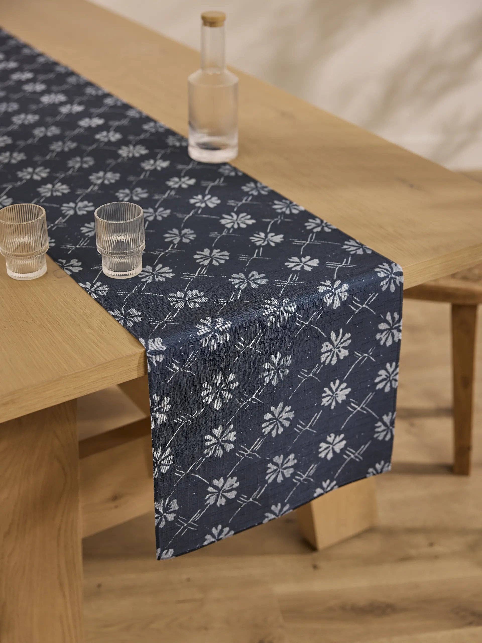 Bonnie Indigo Table Runner