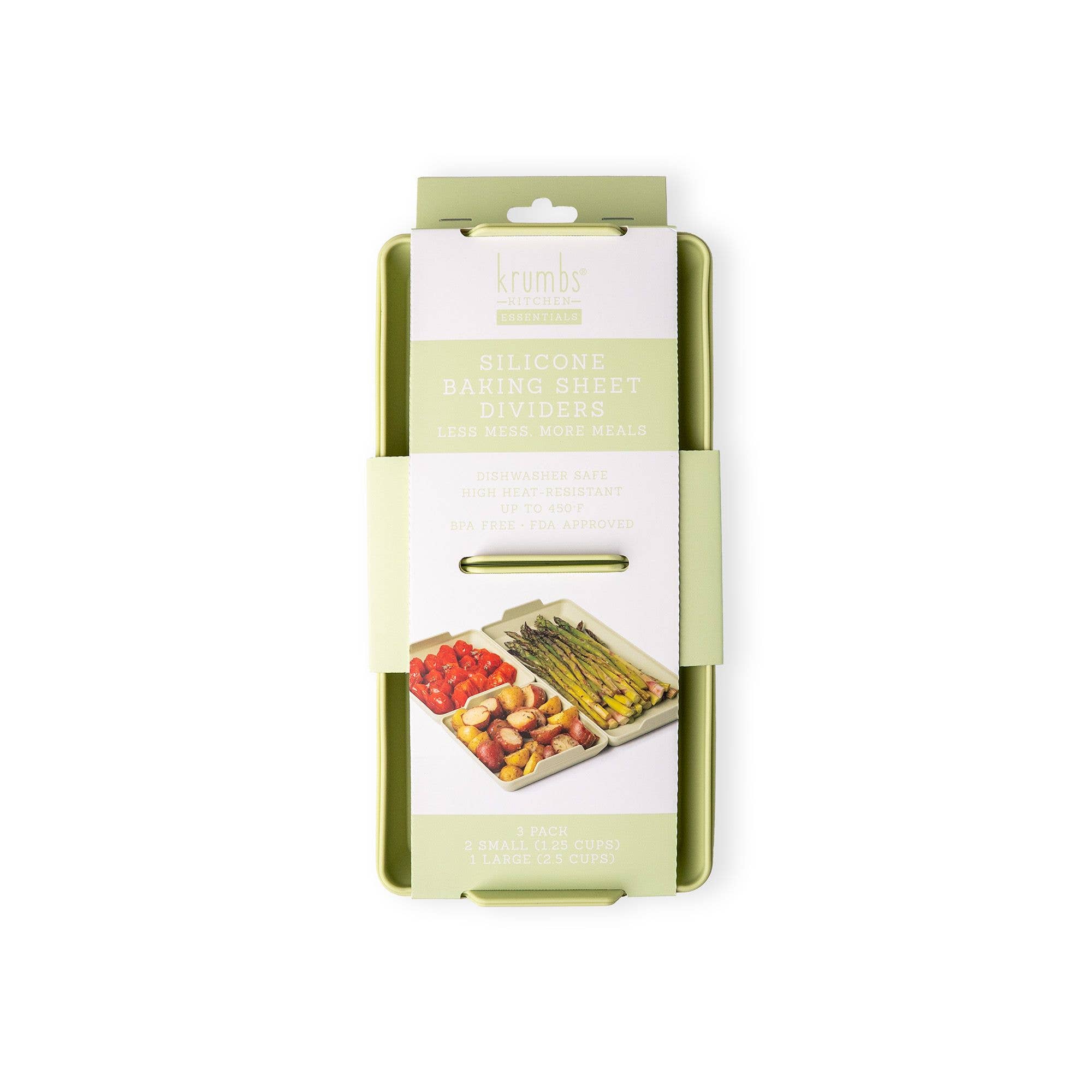 Krumbs Kitchen® Silicone Baking Sheet Dividers