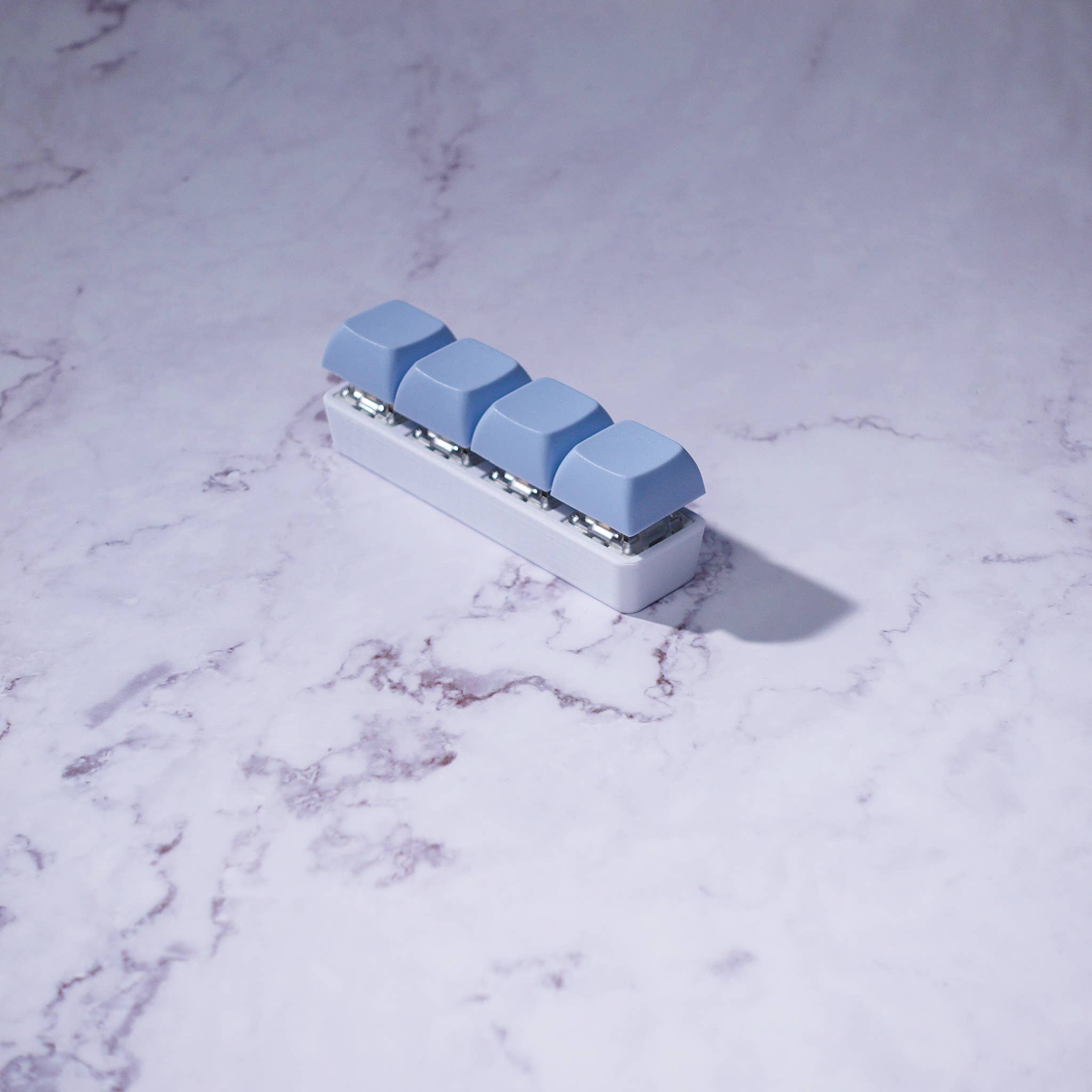 4-Key Clicky Keyboard Fidget Keychain