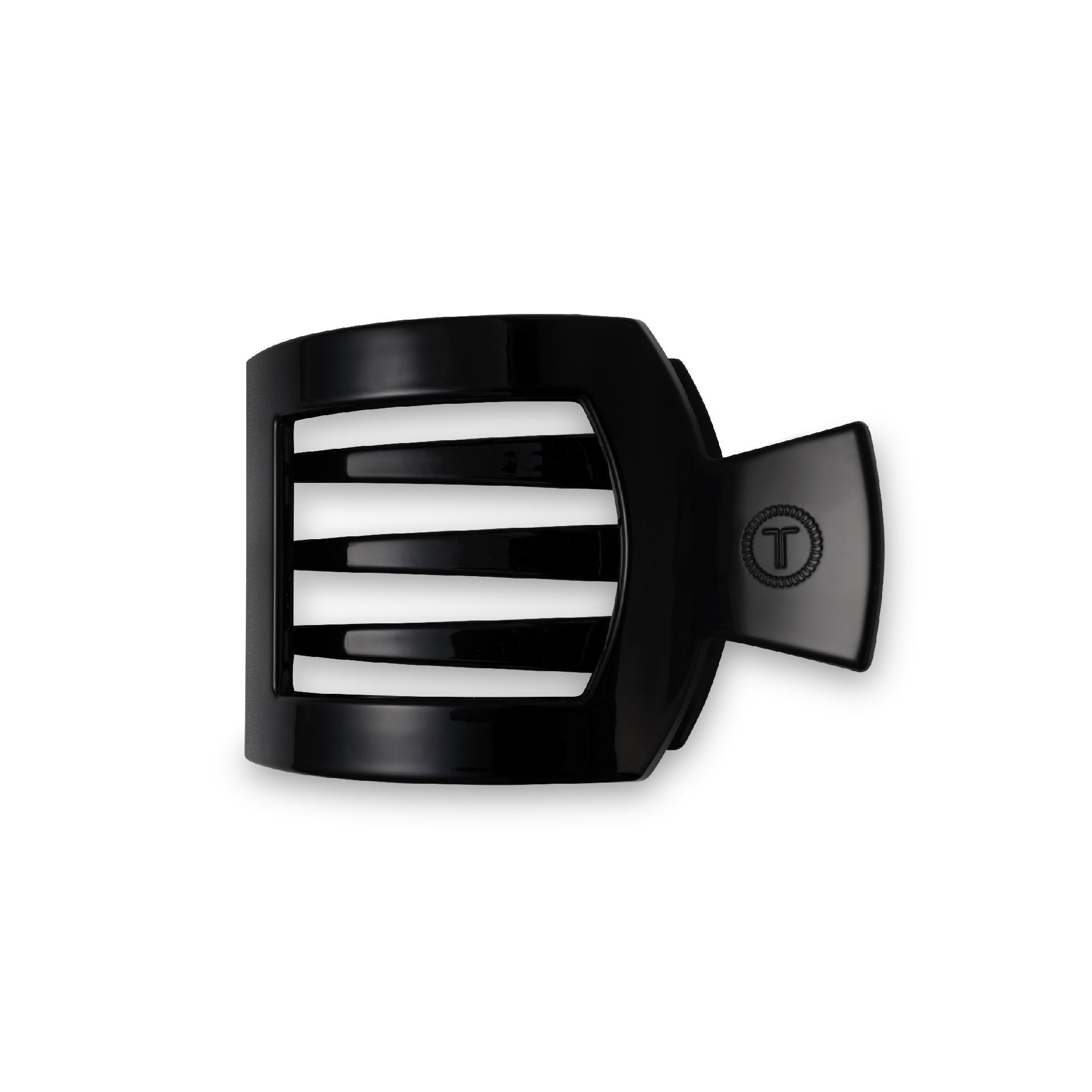 Jet Black Small Flat Square Clip