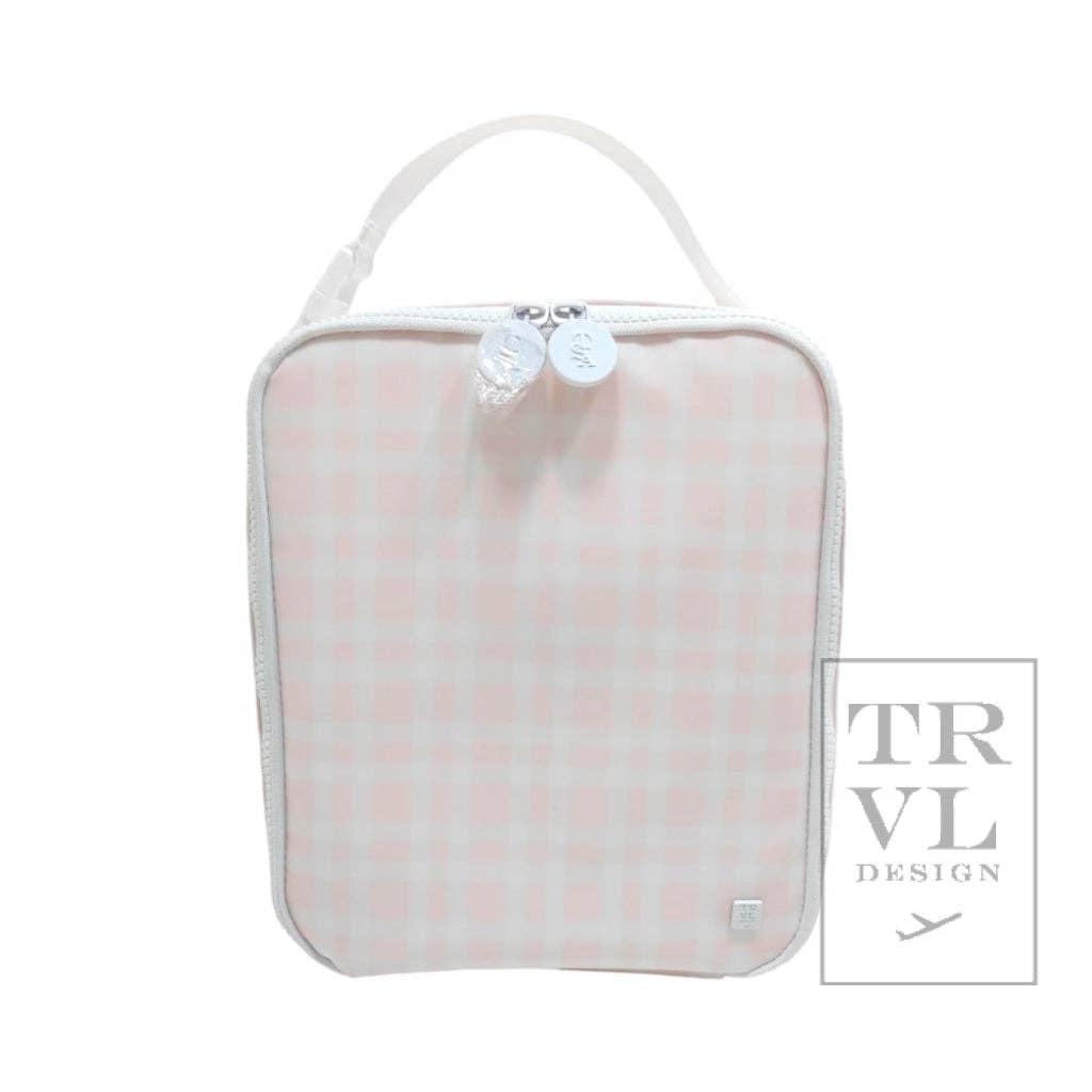 Pimlico Plaid Pink Insulated Lunch Bag