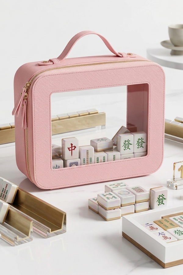 Posie Pink Clear Travel Bag