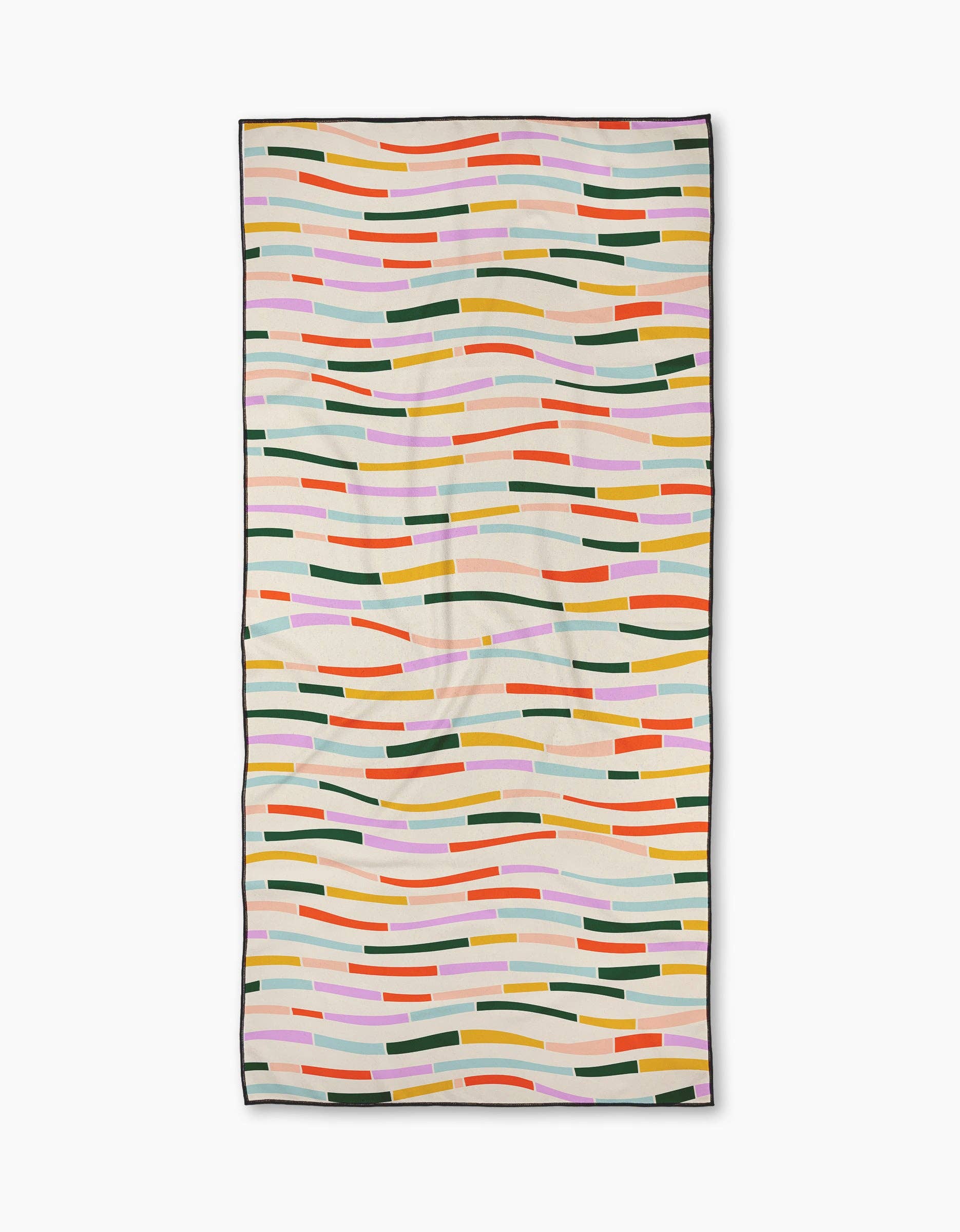 Colorful Currents Beach Towel