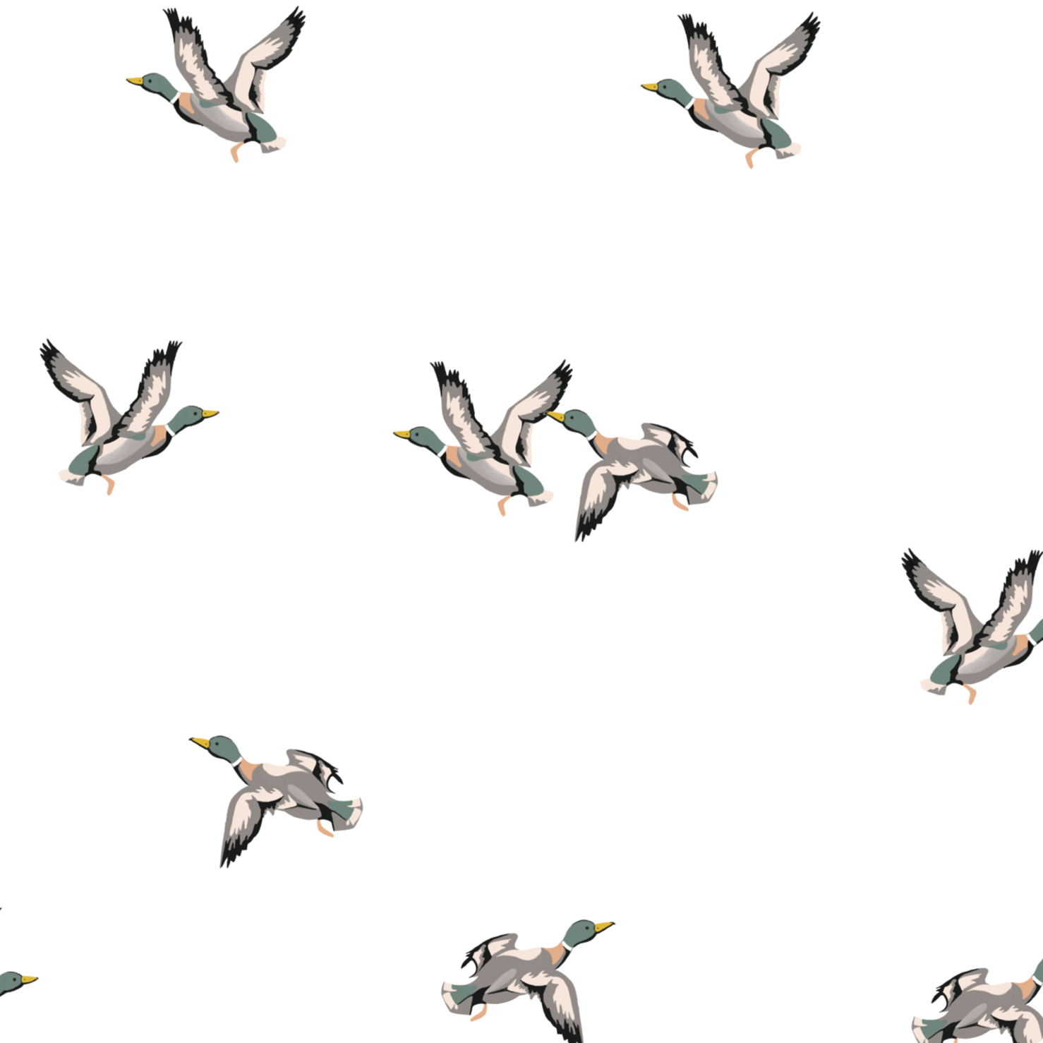 Quackin Up Mallard Duck Muslin Swaddle Blanket