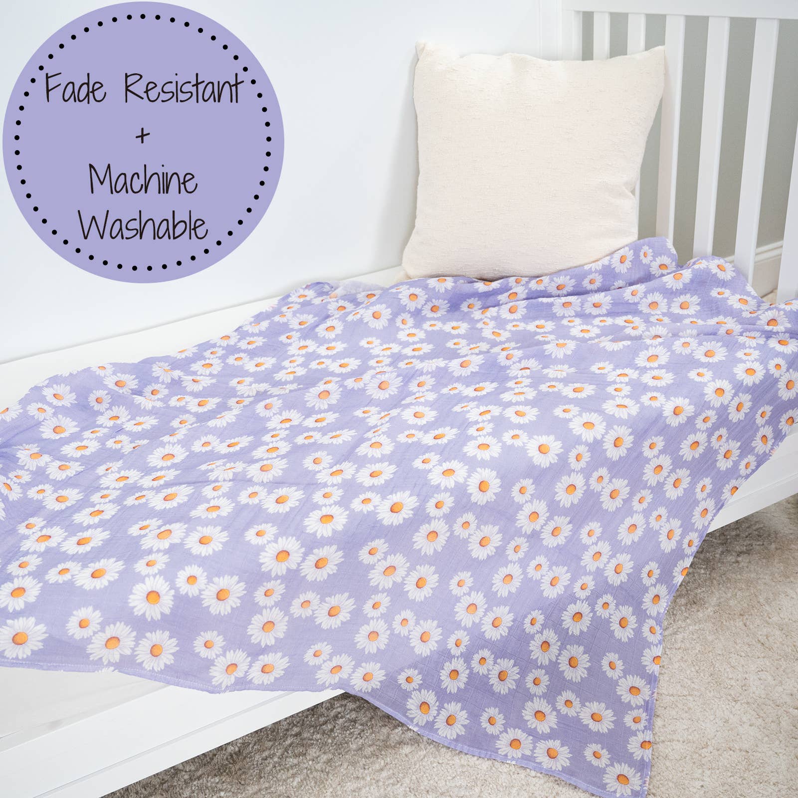 Lazy Daisy Muslin Swaddle