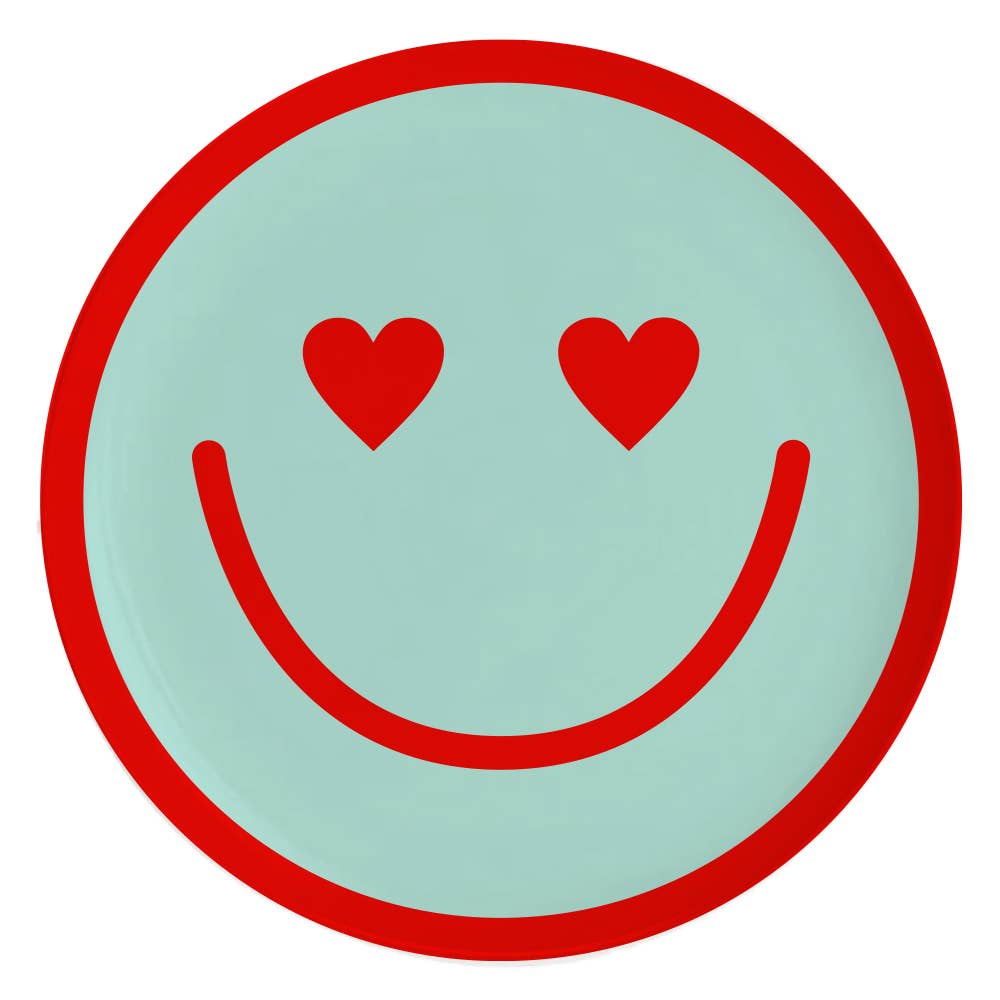 Red Smiley Face Trinket Dish