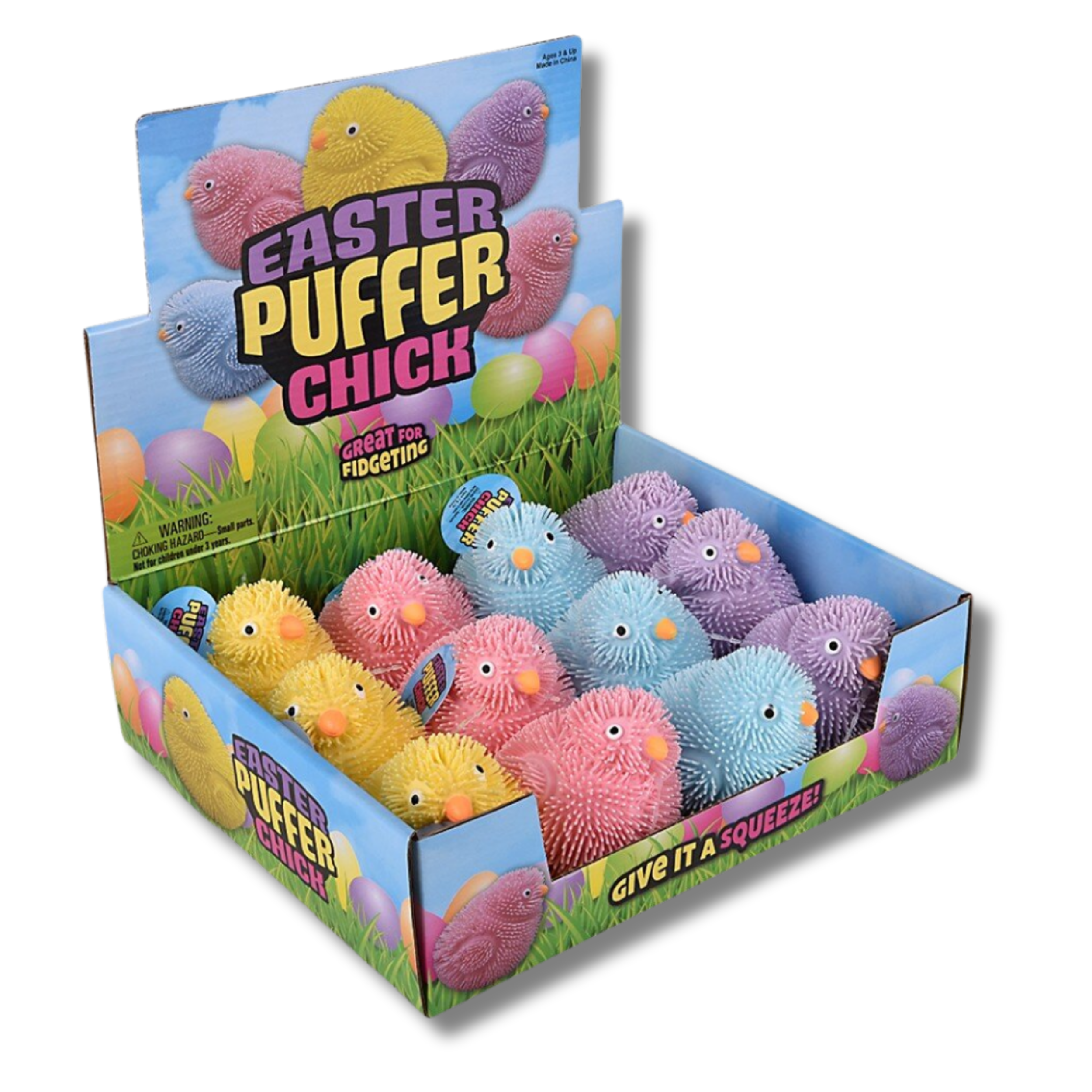 Soft Puffer Chick Squeeze Toy