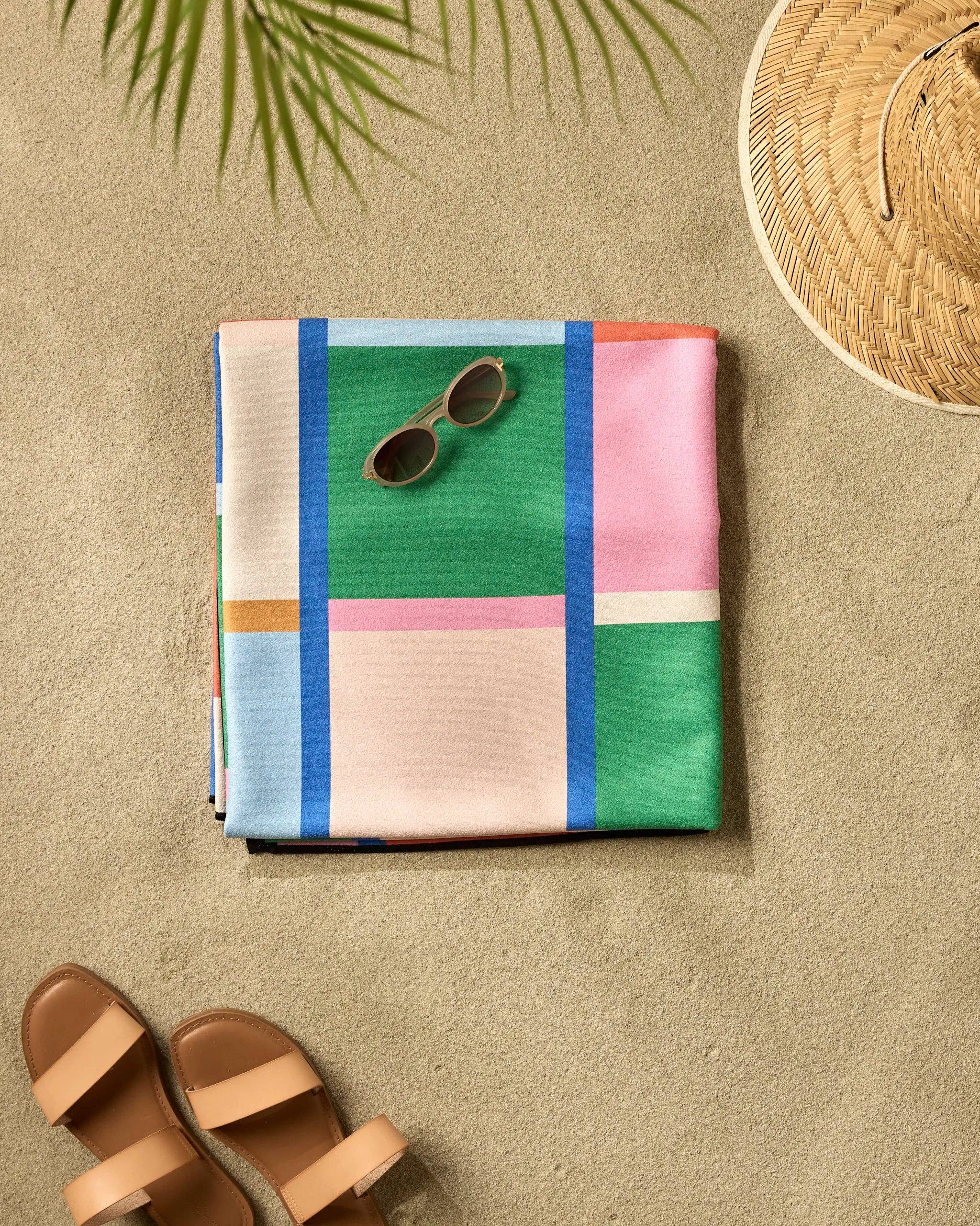 Grid Beach Blanket