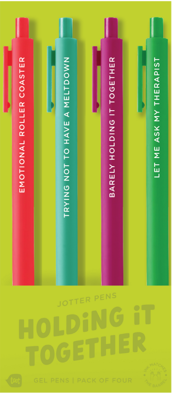 Jotter Pen Set 4 Pack: Let's Go Girls