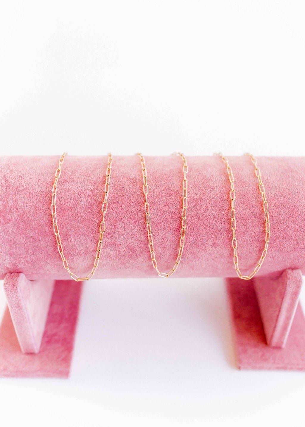 Palmer Paperclip Gold Necklace