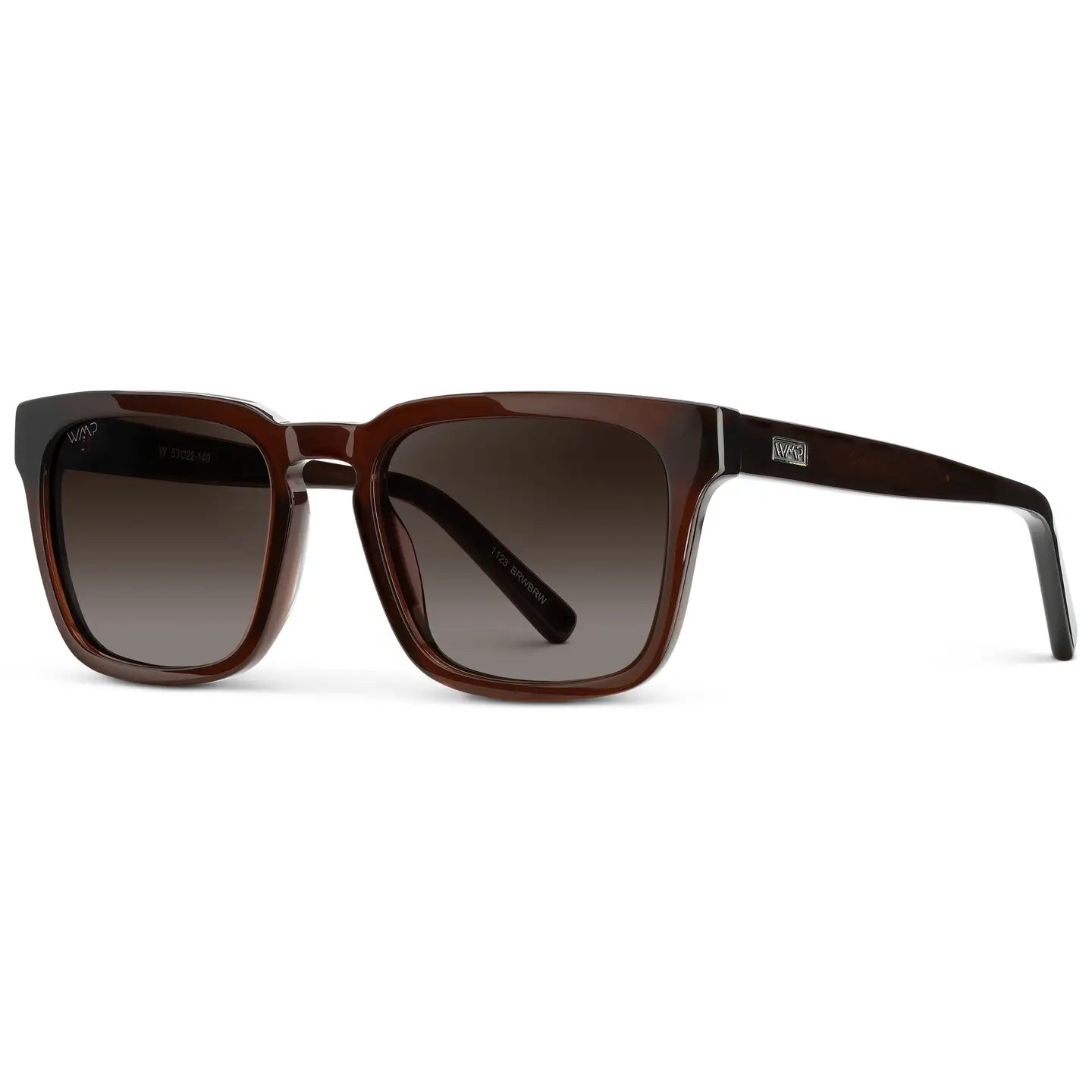 Maverick Sunglasses in Burnt Cedar/Brown