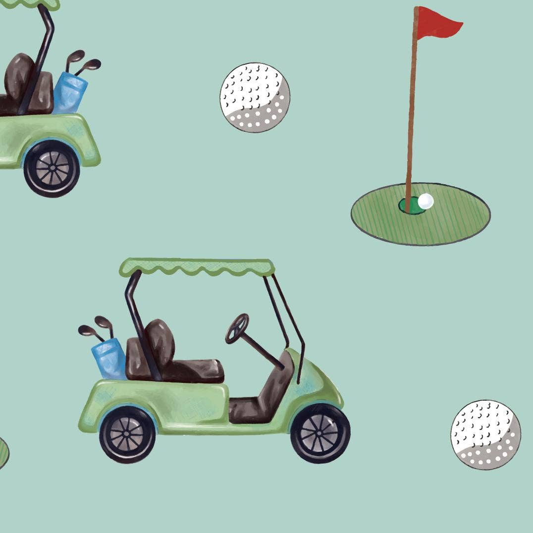 Golf-A-Round Bamboo Zipper Pajama
