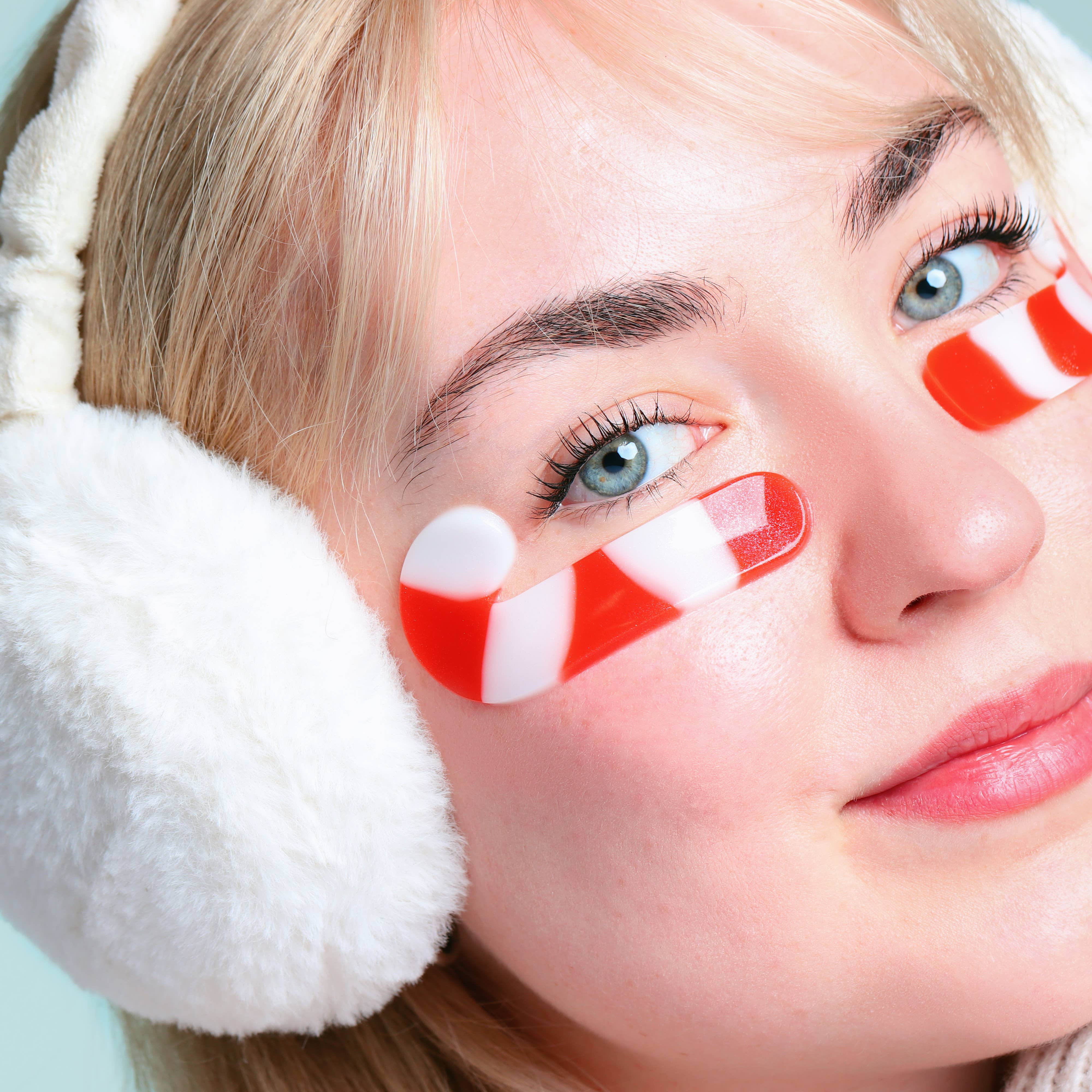 Candy Cane Cutie Undereye Masks