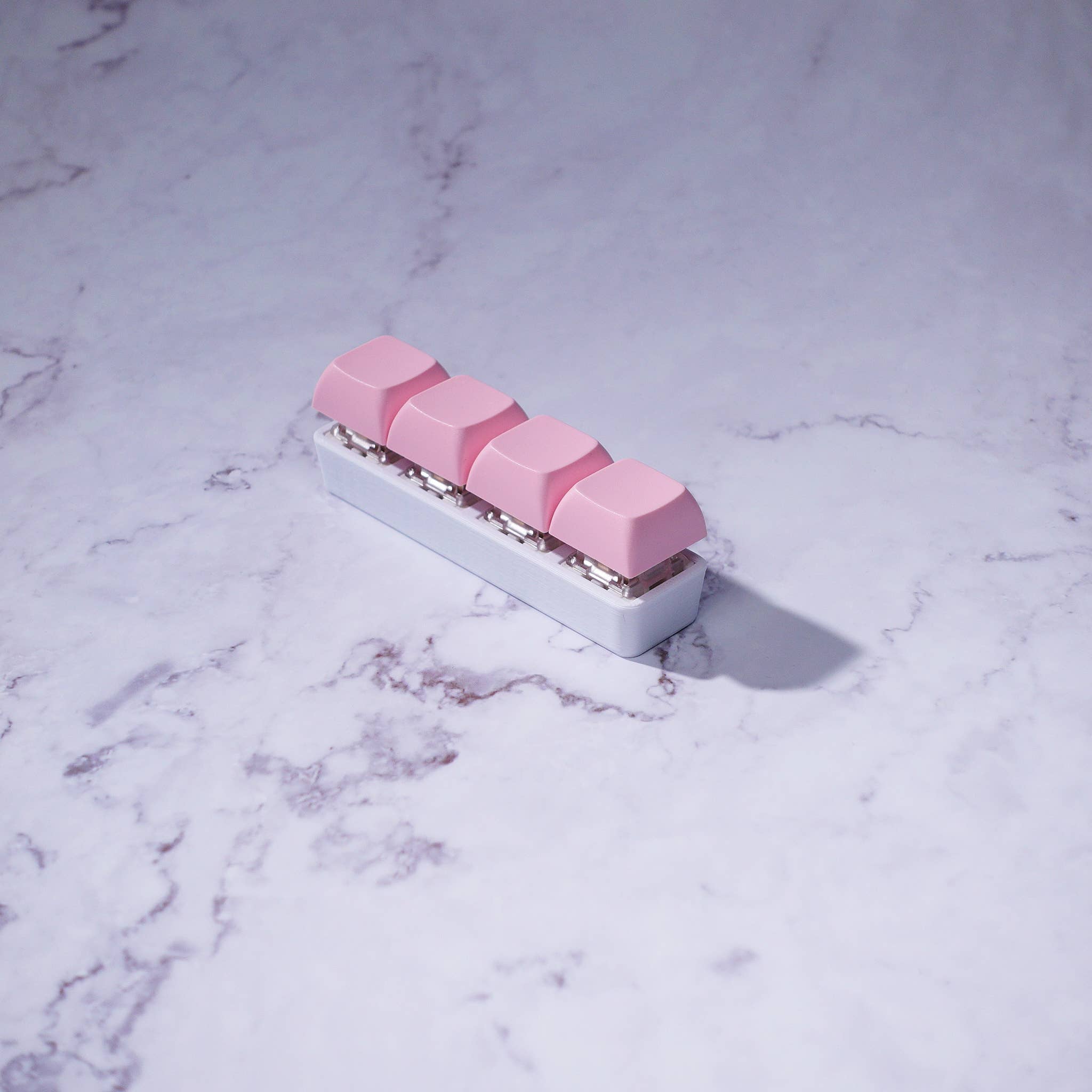 4-Key Clicky Keyboard Fidget Keychain