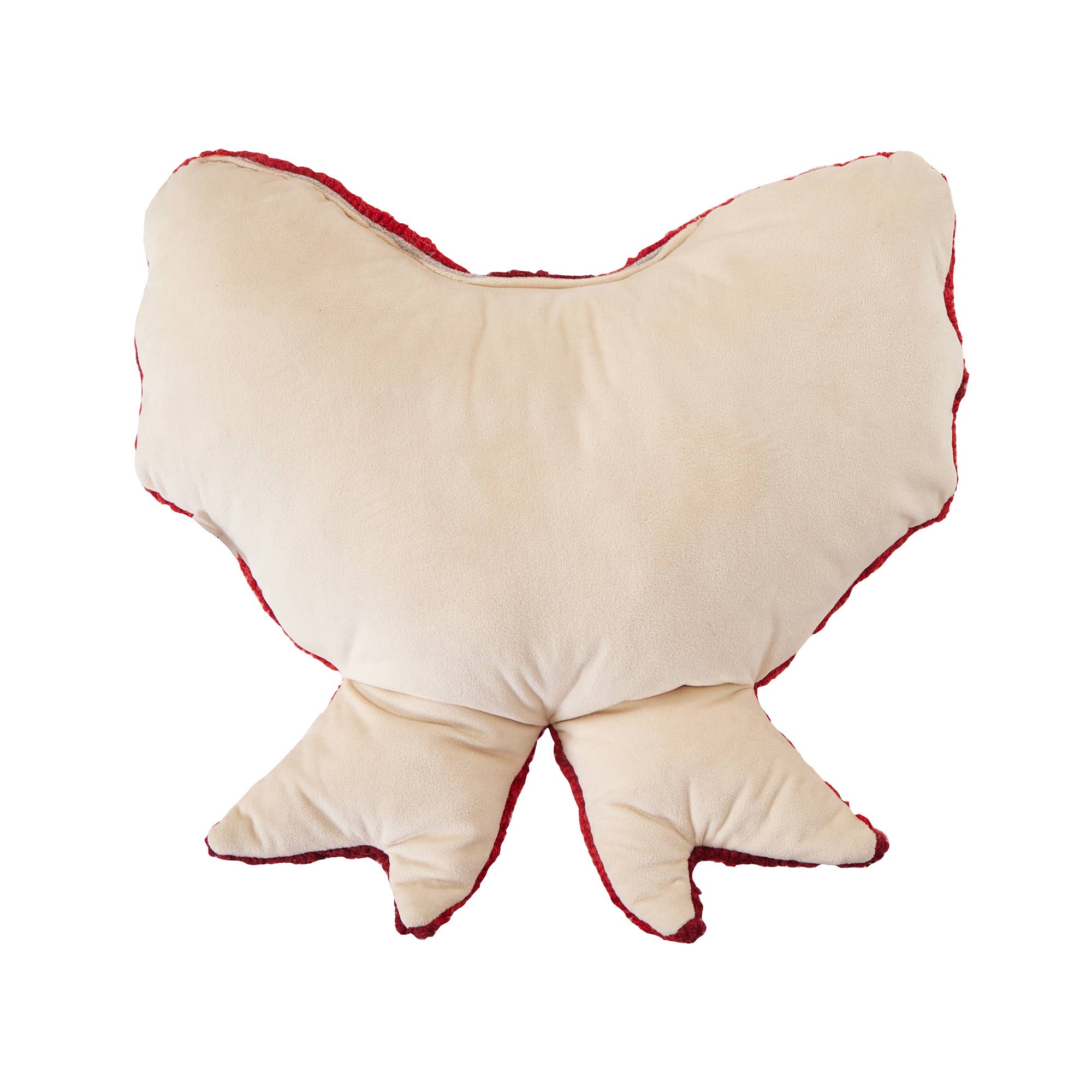Red & White Bow Shaped Pillow