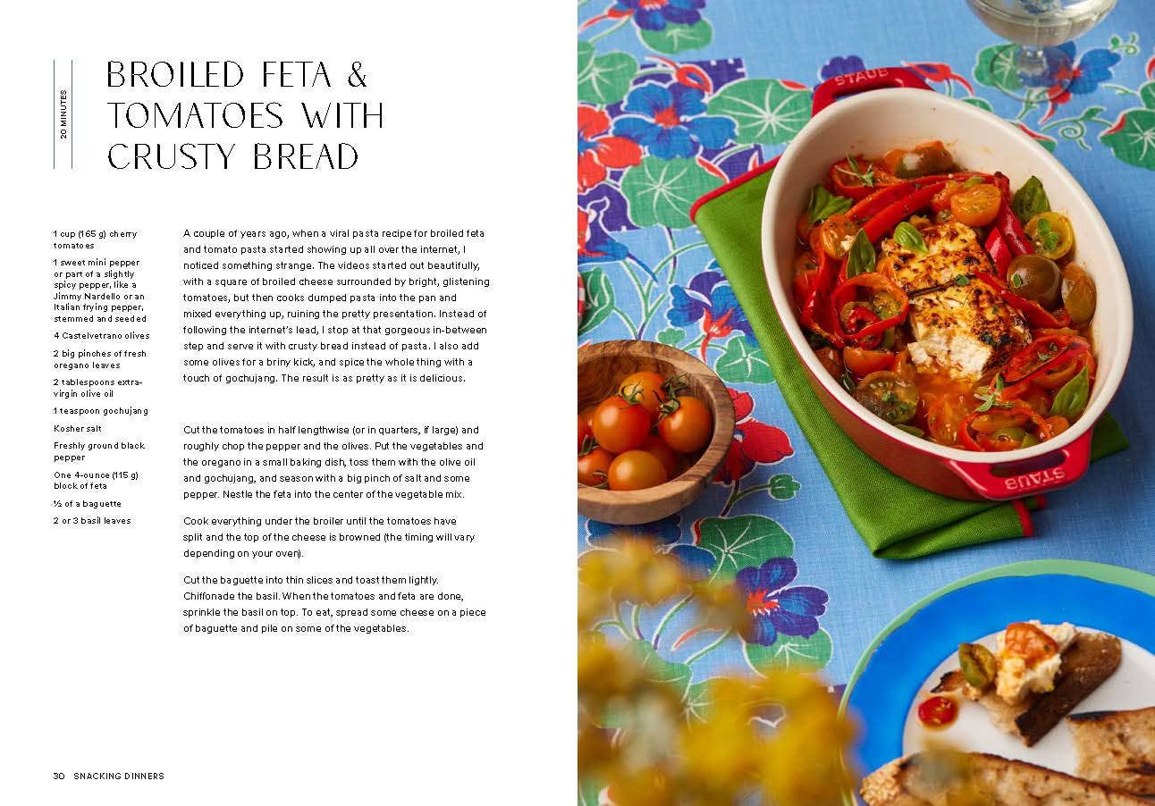 'Snacking Dinners' Cookbook