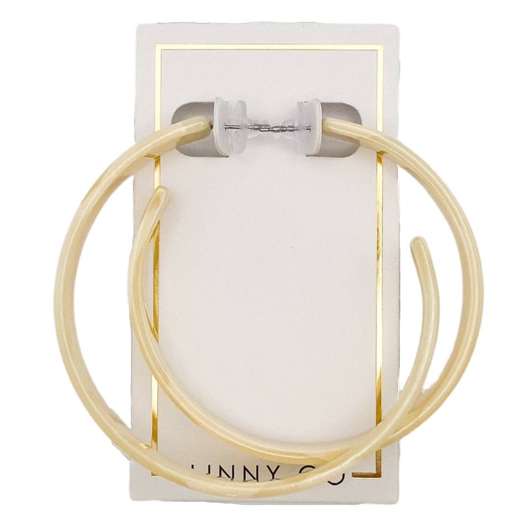 Champagne Sparkle Mega Ashley Hoop