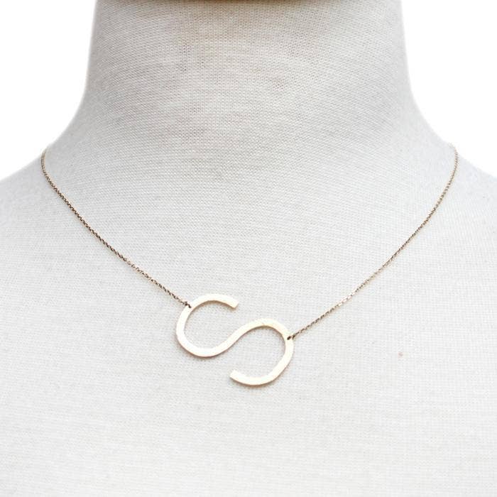 Monogram Collection Initial Necklace