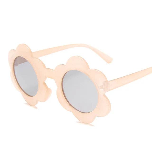 Beige Jelly Daisy Sunglasses