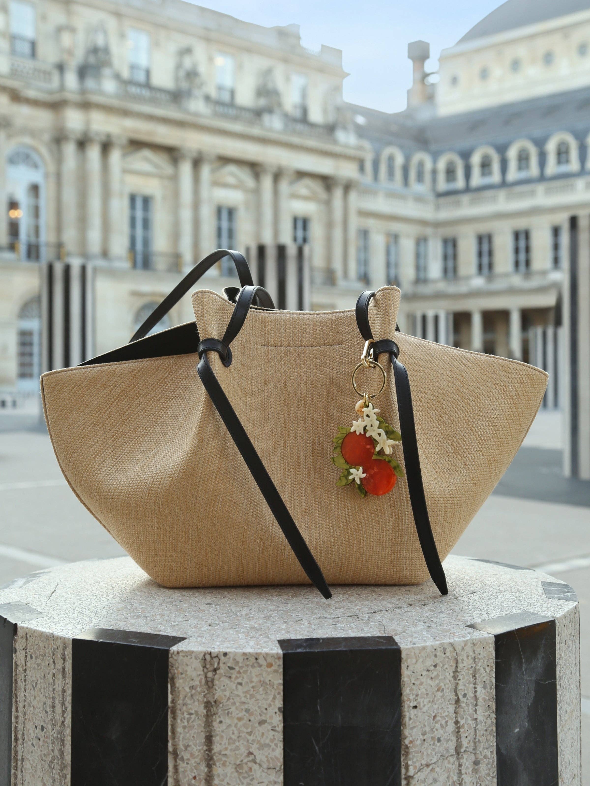 Orange Blossom Bag Charm & Keychain