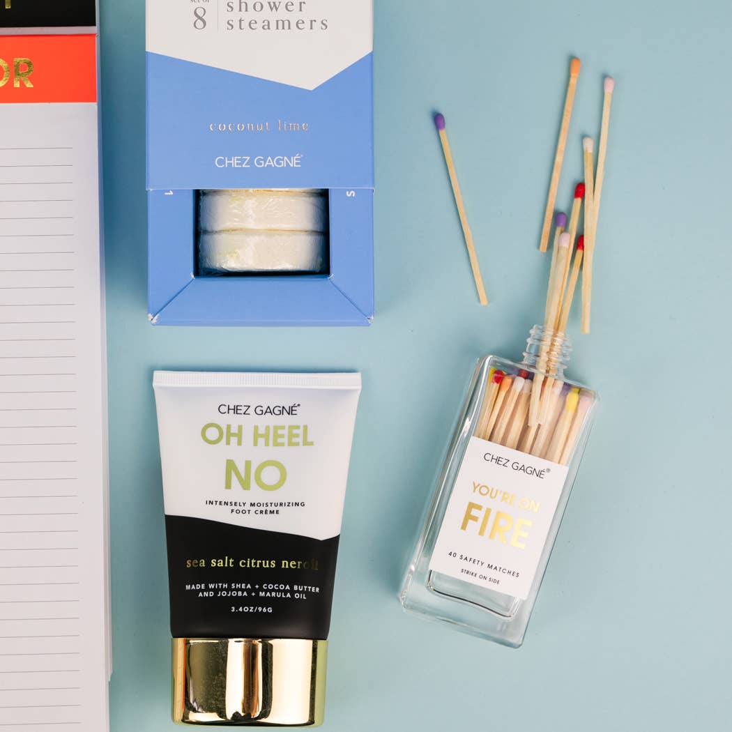 You're on Fire - Glass Bottle Safety Matches