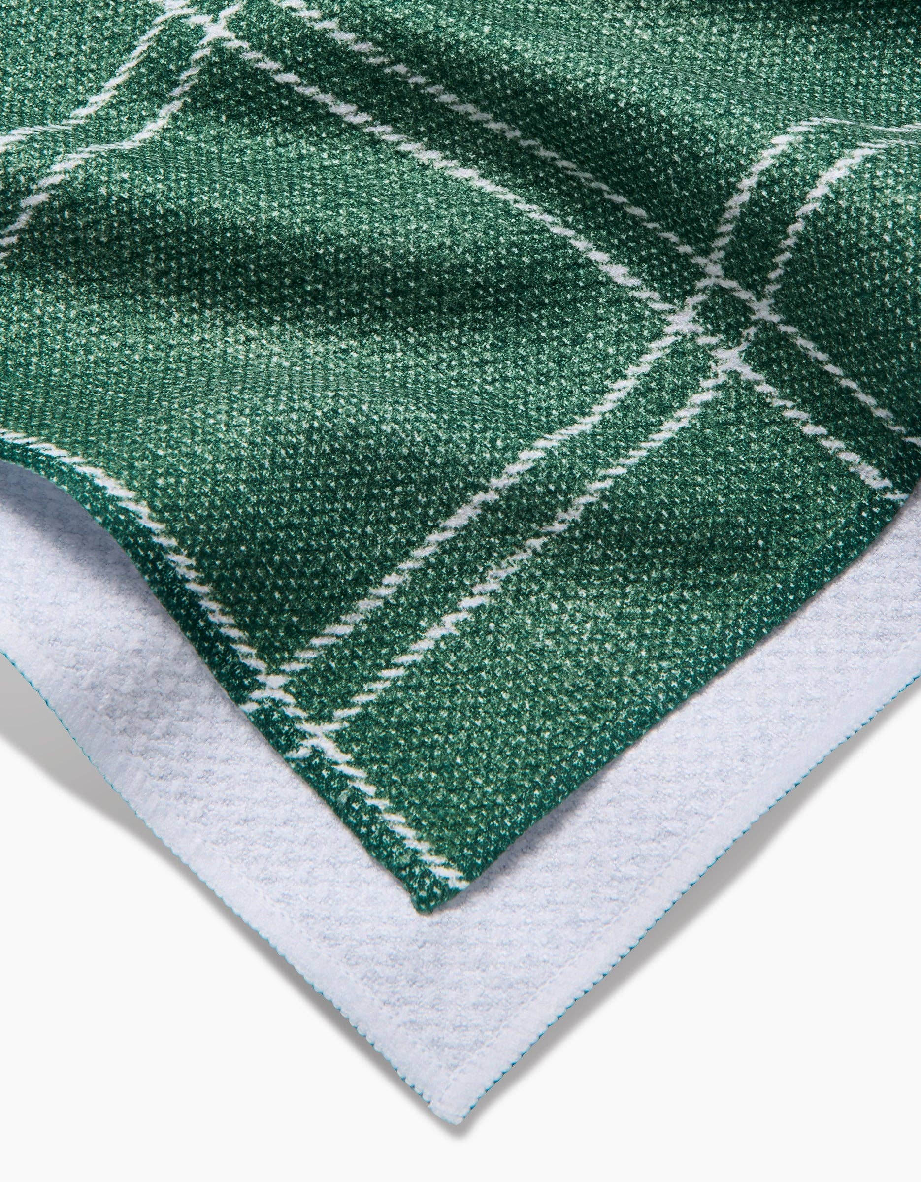 Pine Forest Plaid Tea Towel