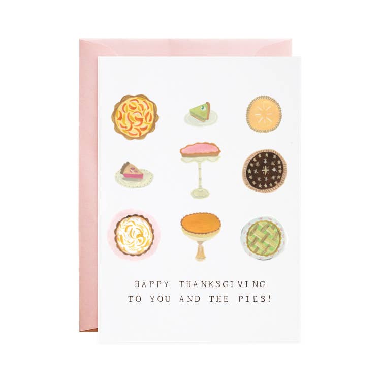 Love from the Pies - Thanksgiving Greeting Card