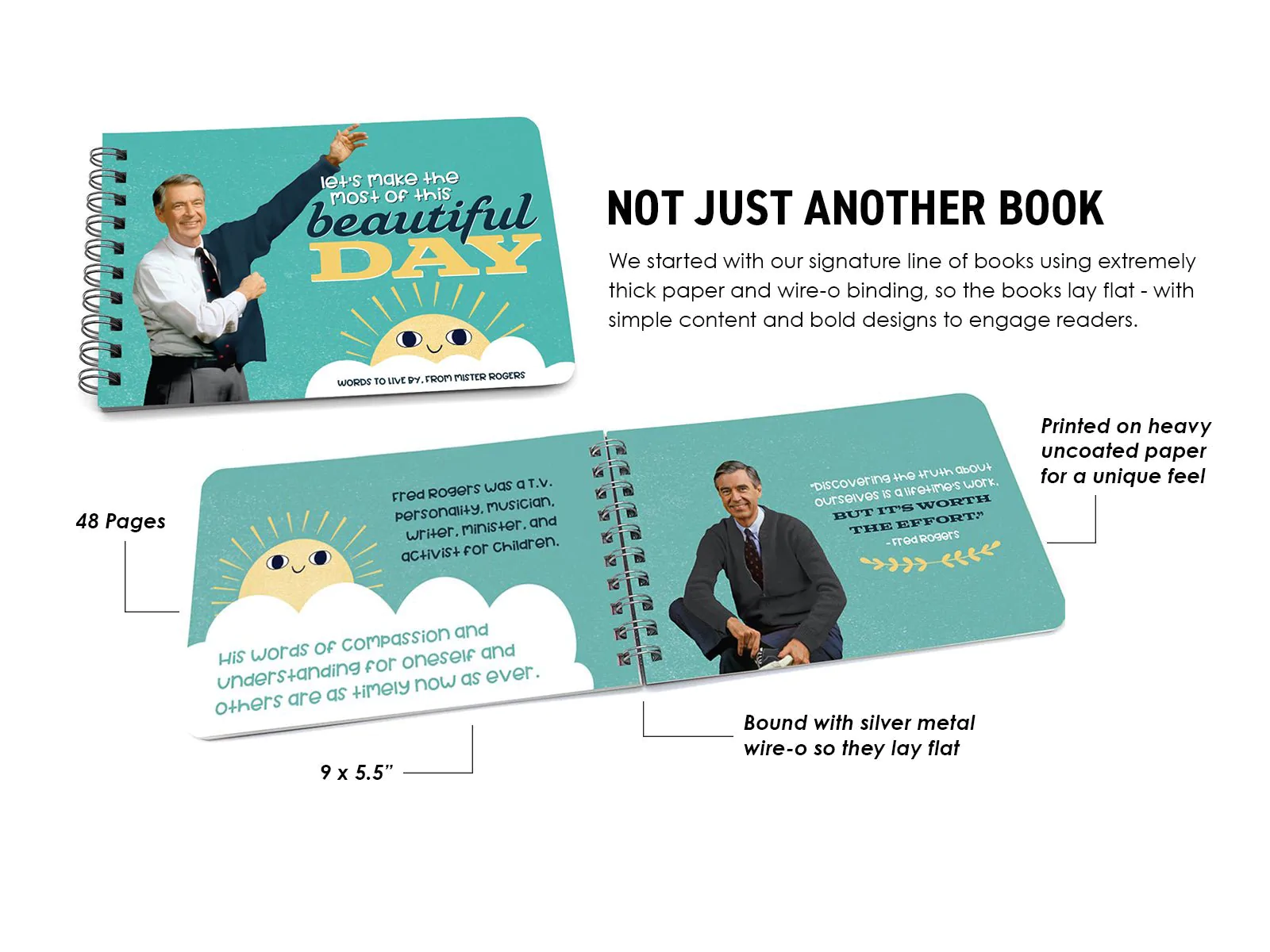 Mr. Rogers Quote Book: "Let's Make the Most of This Day"