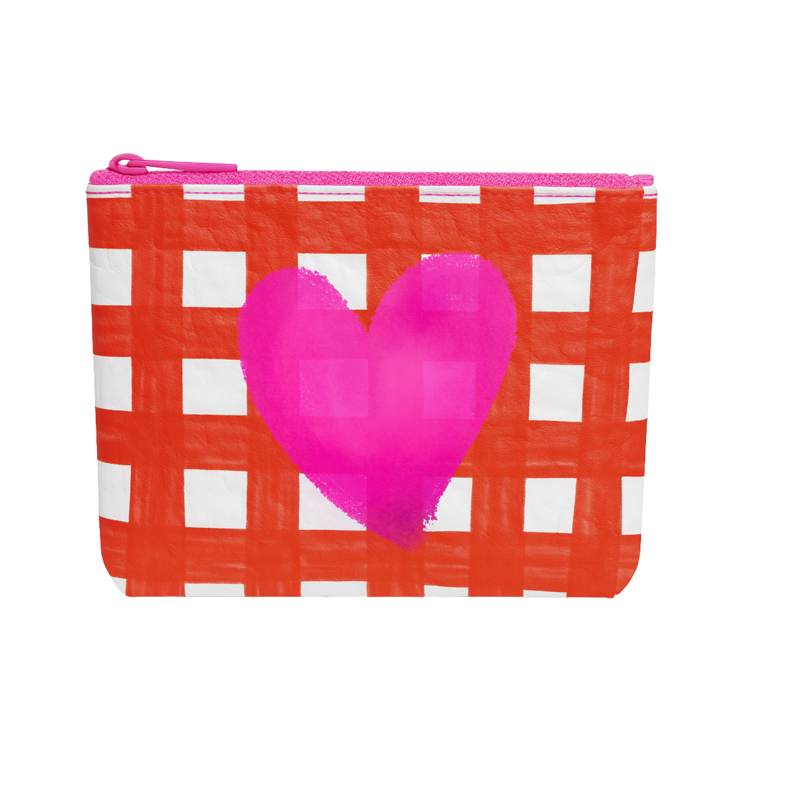 Pink Heart Makeup Pouch