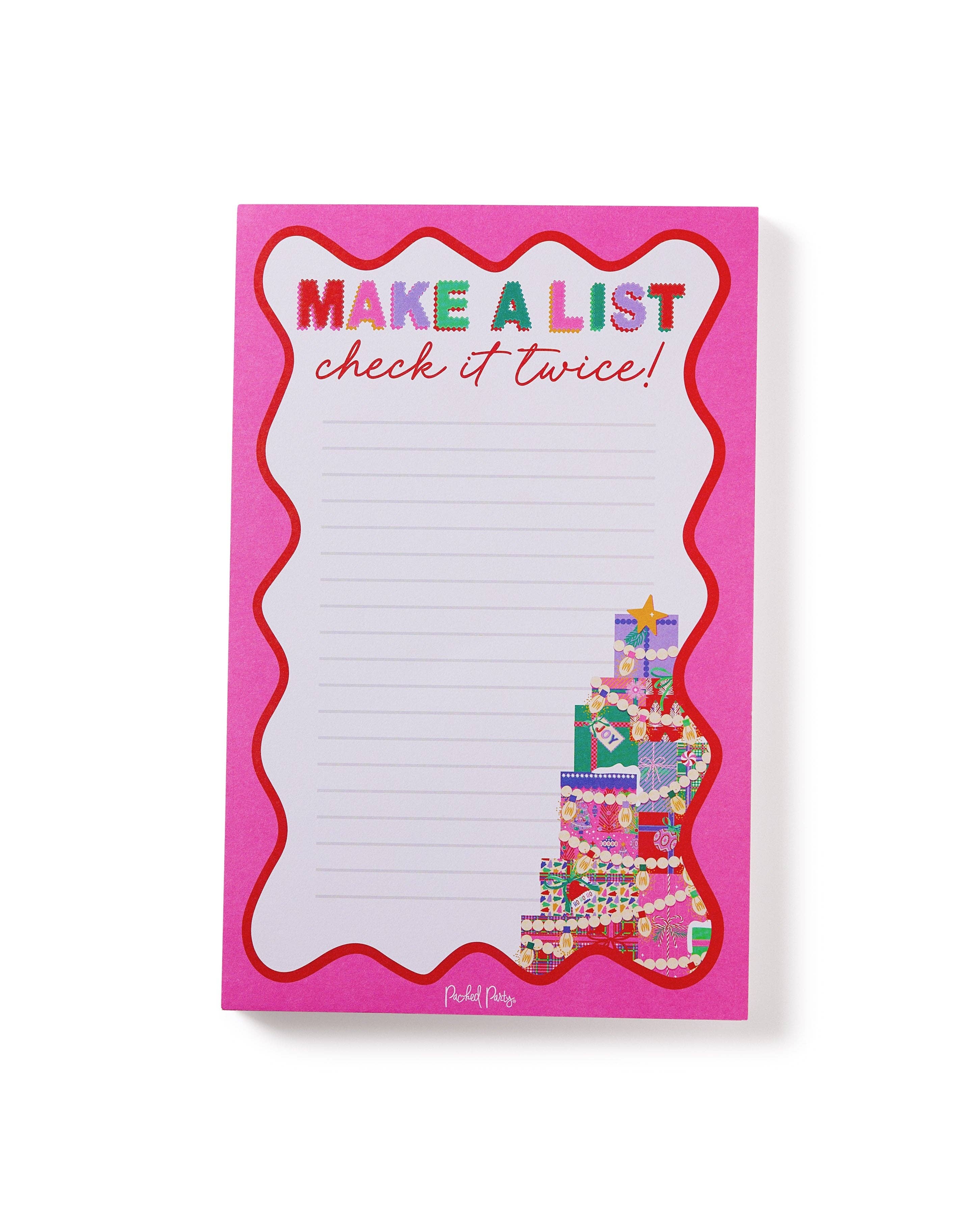 'Make A List' Jumbo Notepad