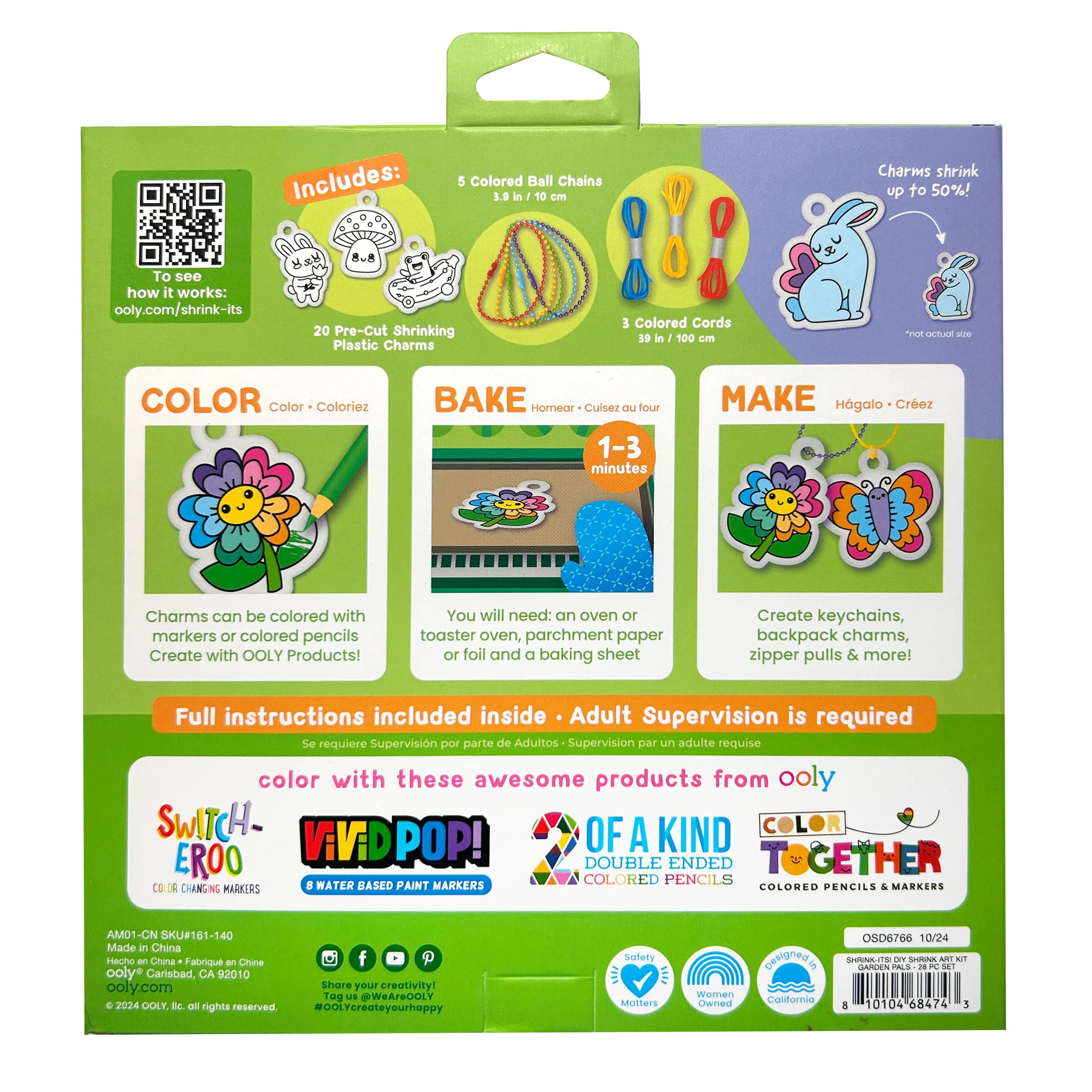 Garden Pals DIY Shrink Art Kit