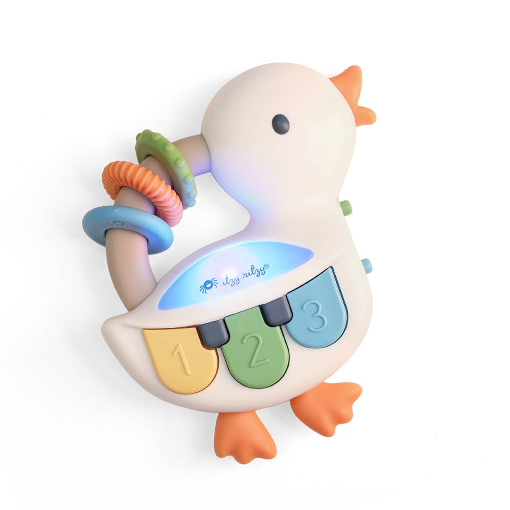 Bitzy Tunes™ Goose Light-up Interactive Piano Toy